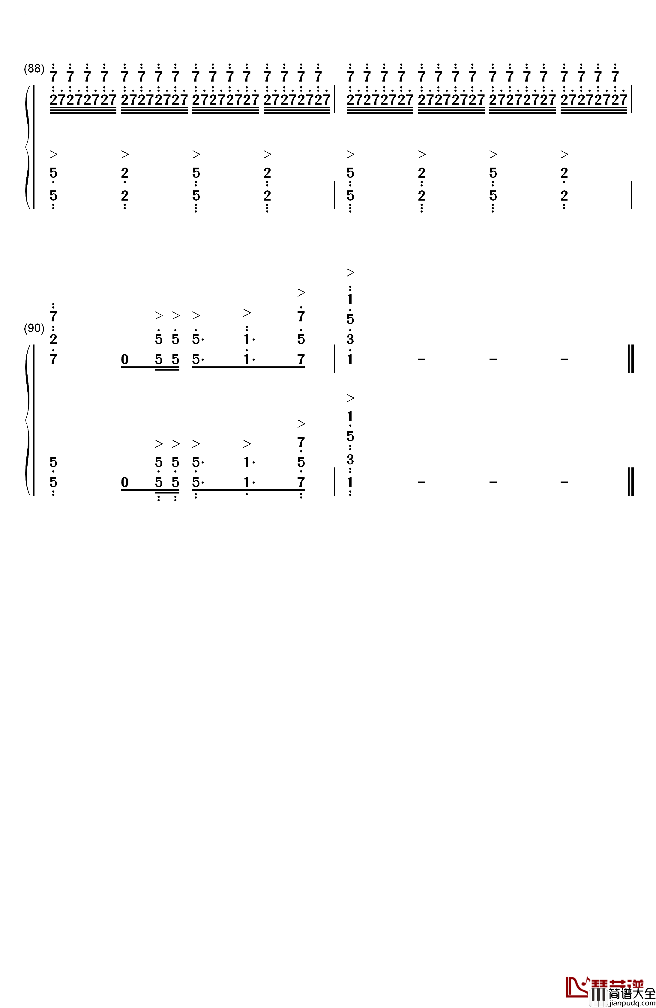 Wonderland钢琴简谱_数字双手_马克西姆