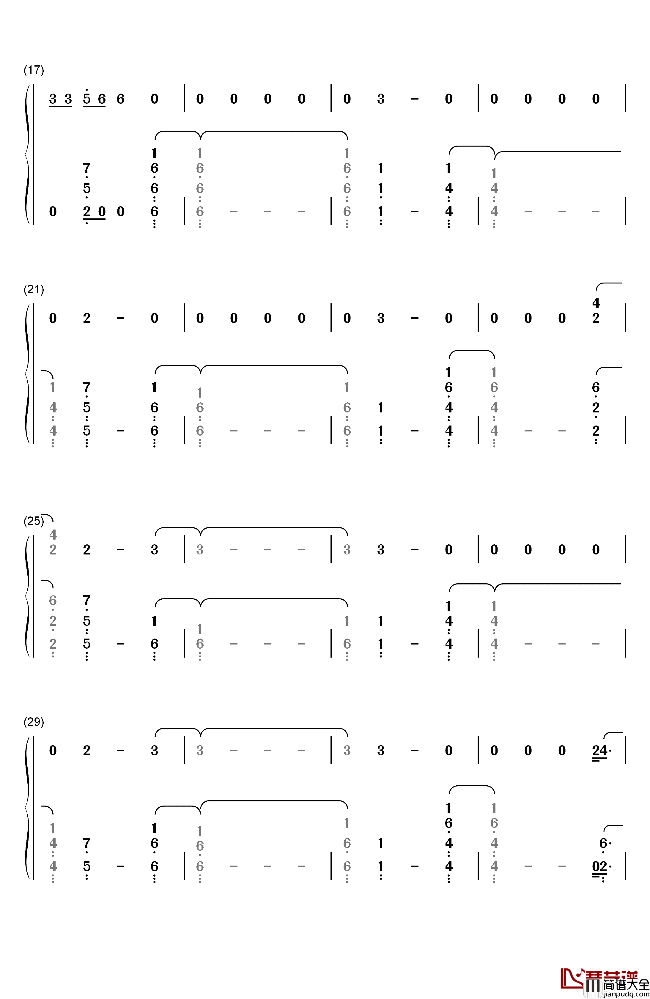 River钢琴简谱_数字双手_Eminem_Ed_Sheeran