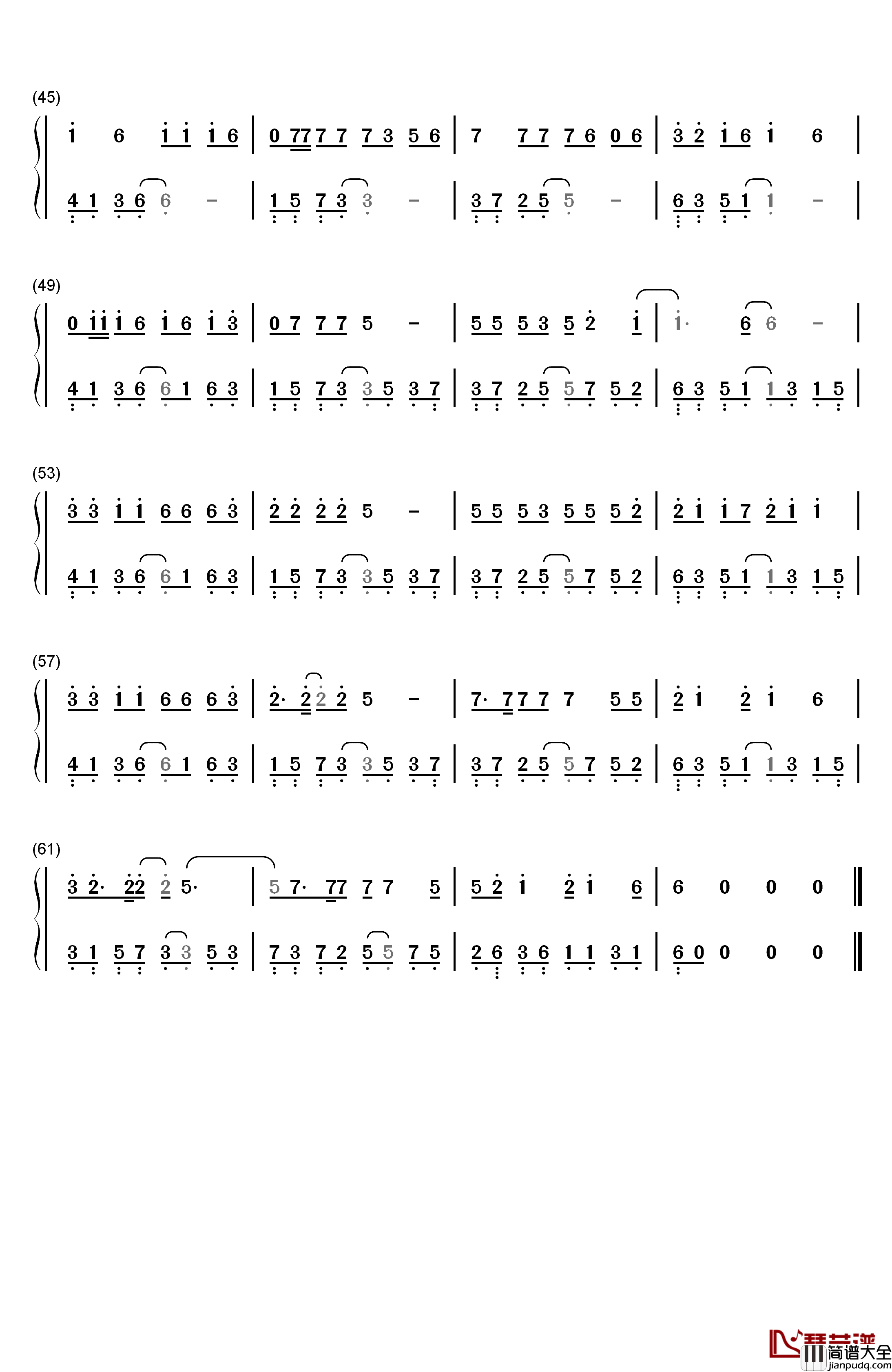 红昭愿钢琴简谱_数字双手_音阙诗听