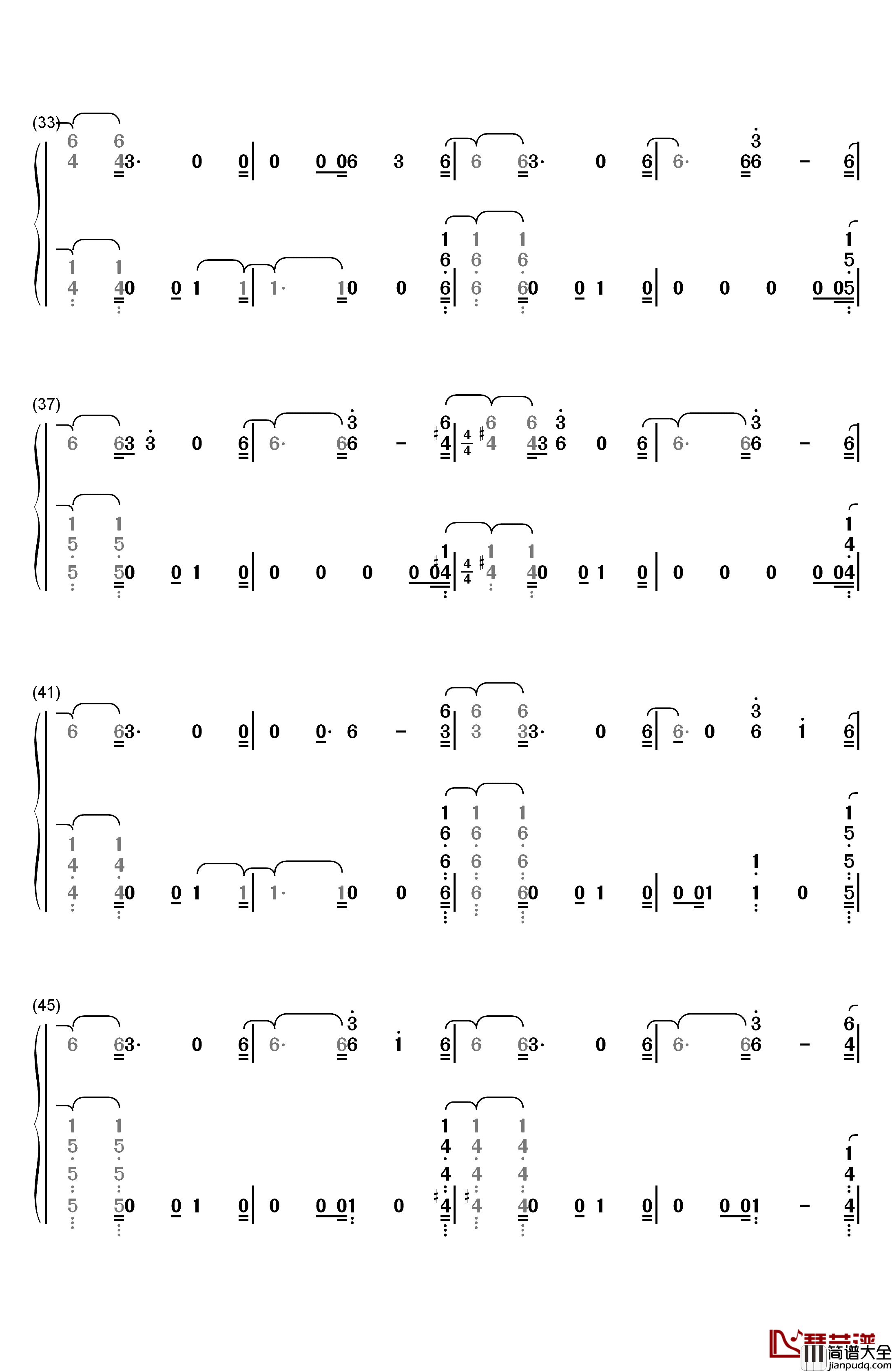 Sober钢琴简谱_数字双手_G_Eazy_Charlie_Puth