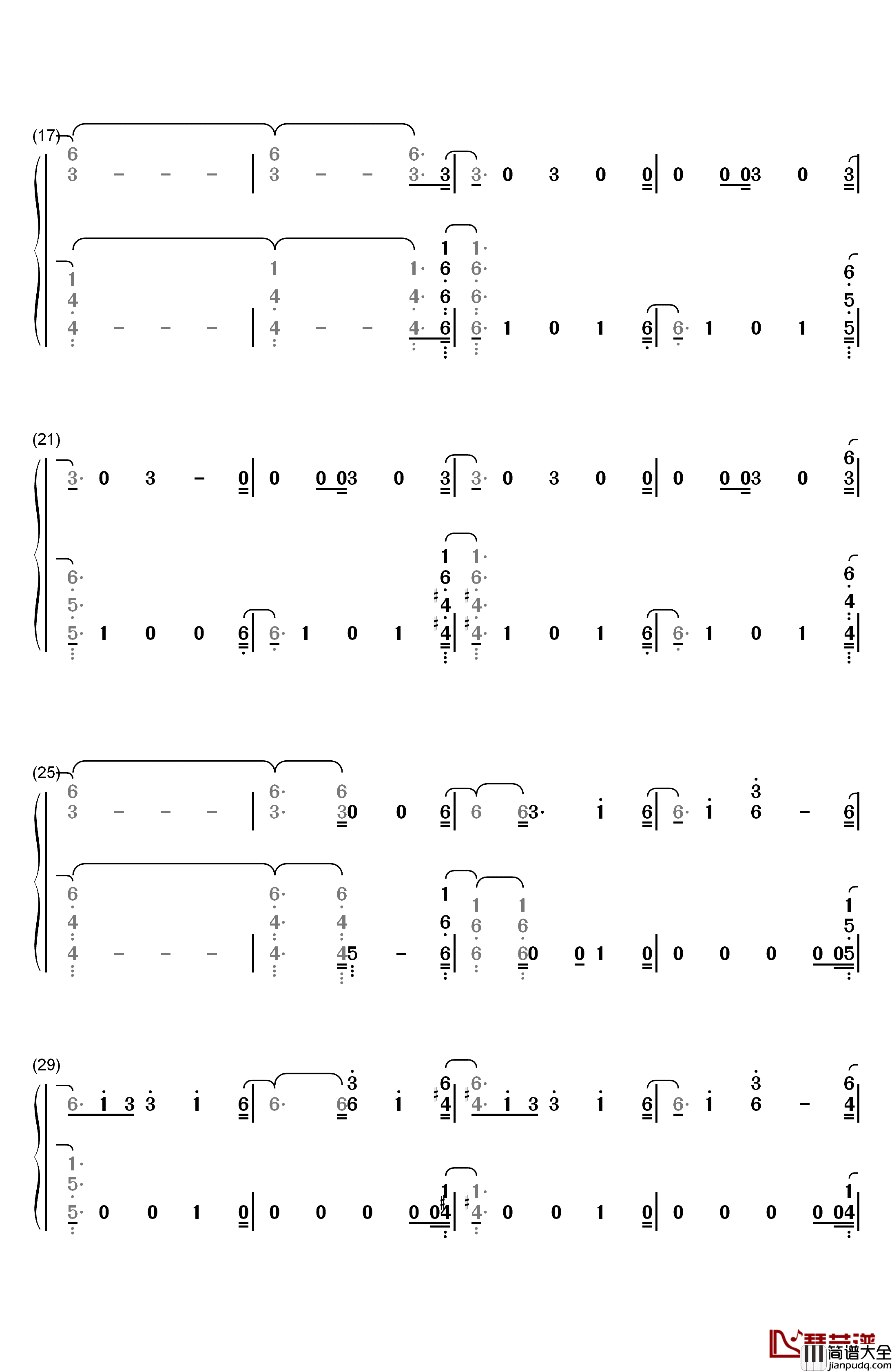 Sober钢琴简谱_数字双手_G_Eazy_Charlie_Puth