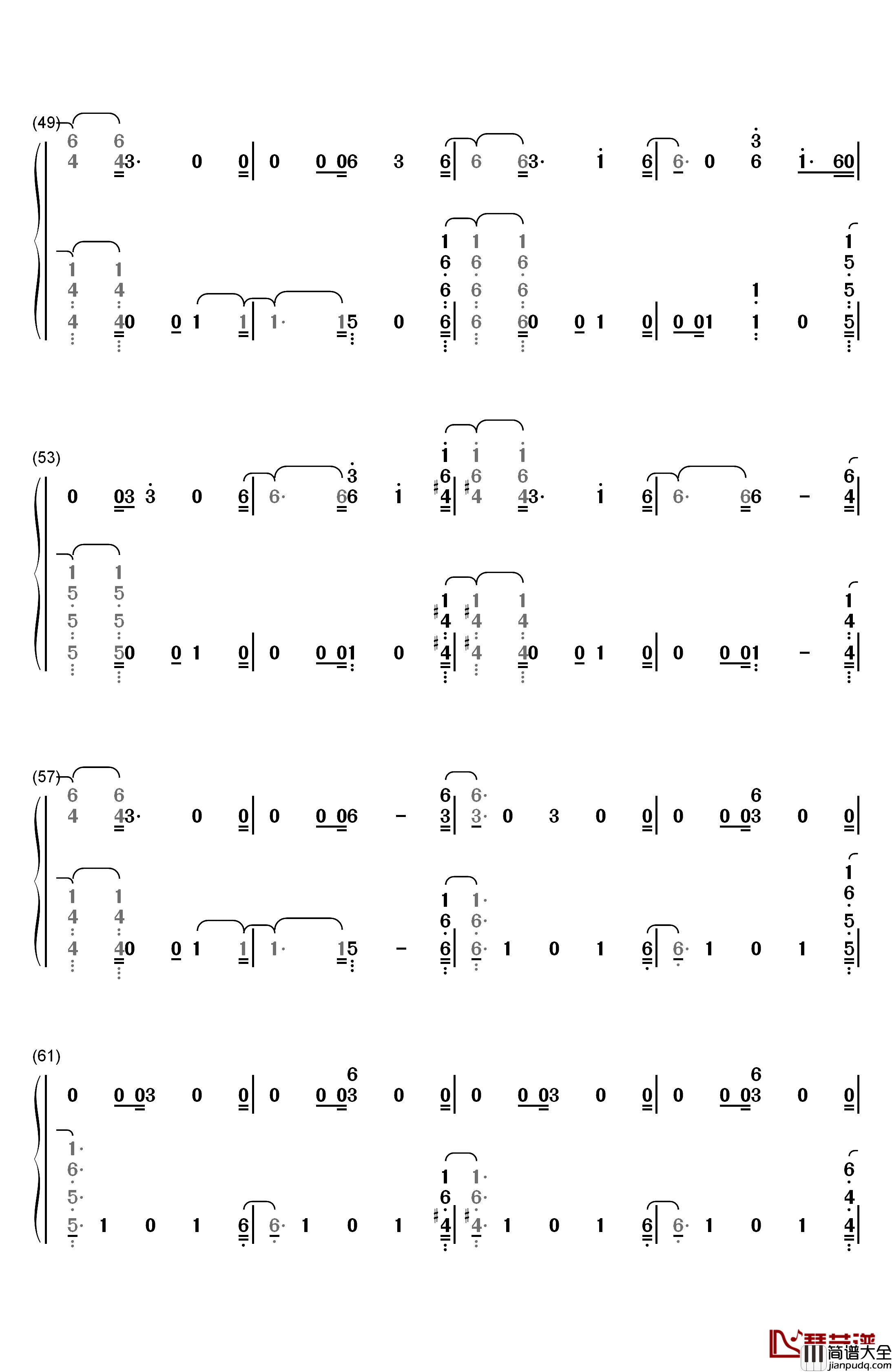 Sober钢琴简谱_数字双手_G_Eazy_Charlie_Puth