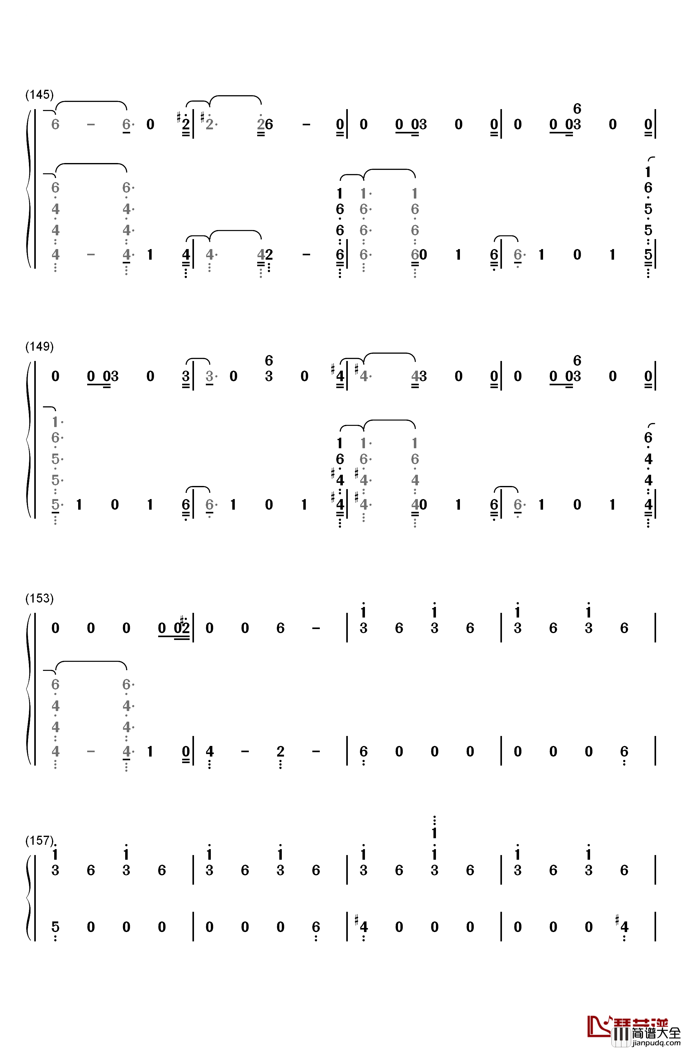 Sober钢琴简谱_数字双手_G_Eazy_Charlie_Puth