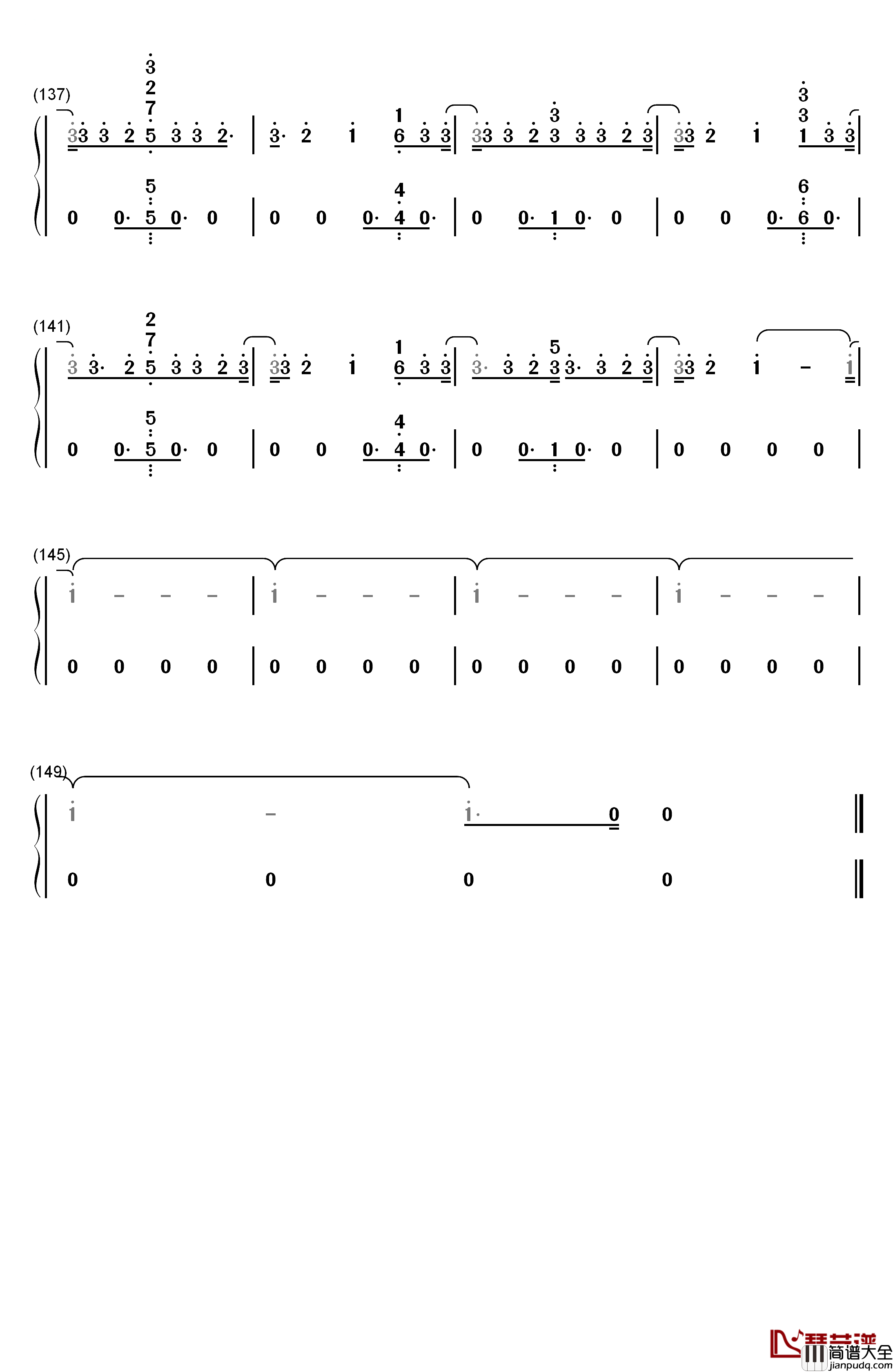 The_Way_Life_Goes钢琴简谱_数字双手_Lil_Uzi_Vert