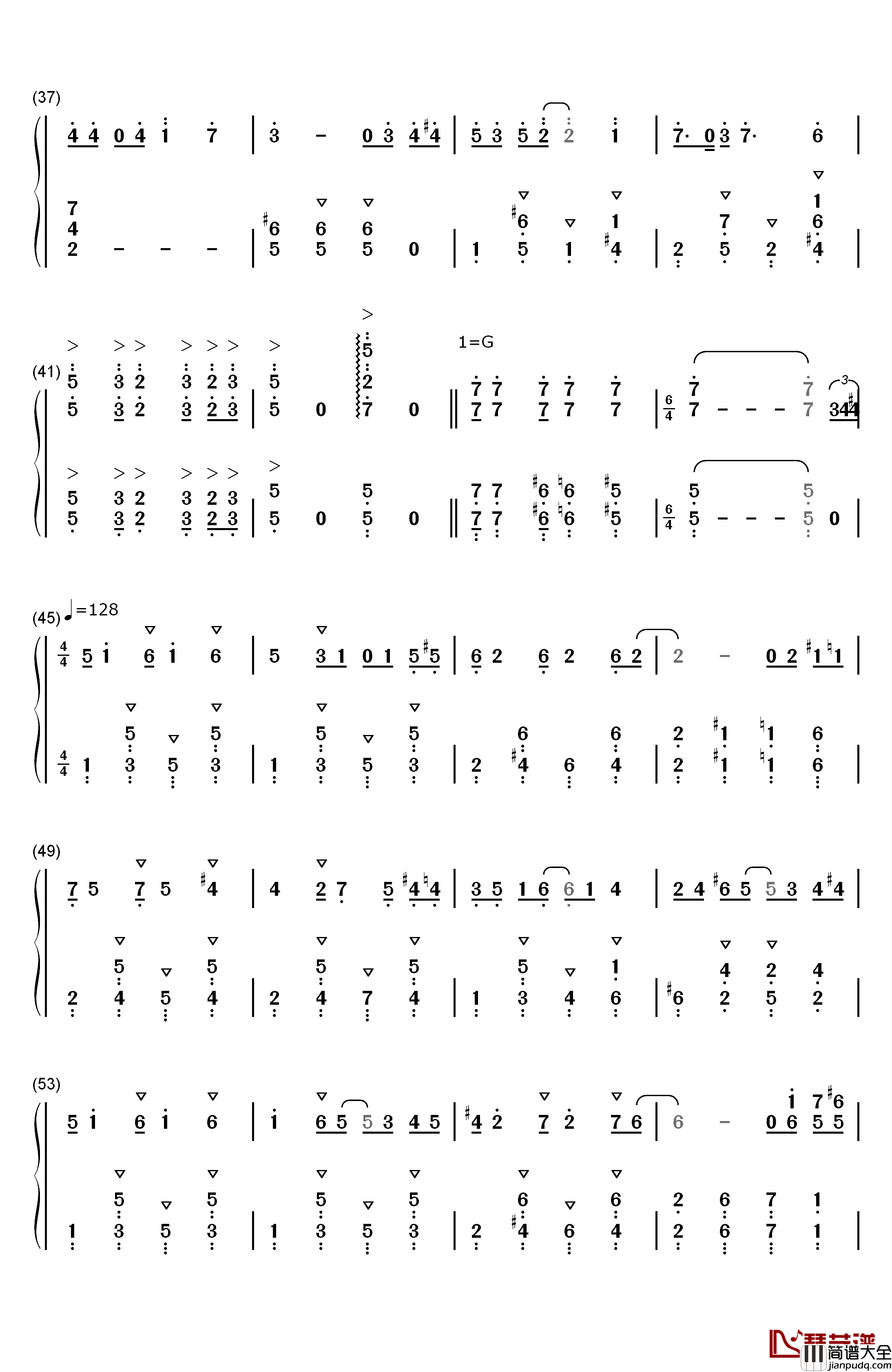 Rag_Time_On_The_Rag钢琴简谱_数字双手_崎谷健次郎