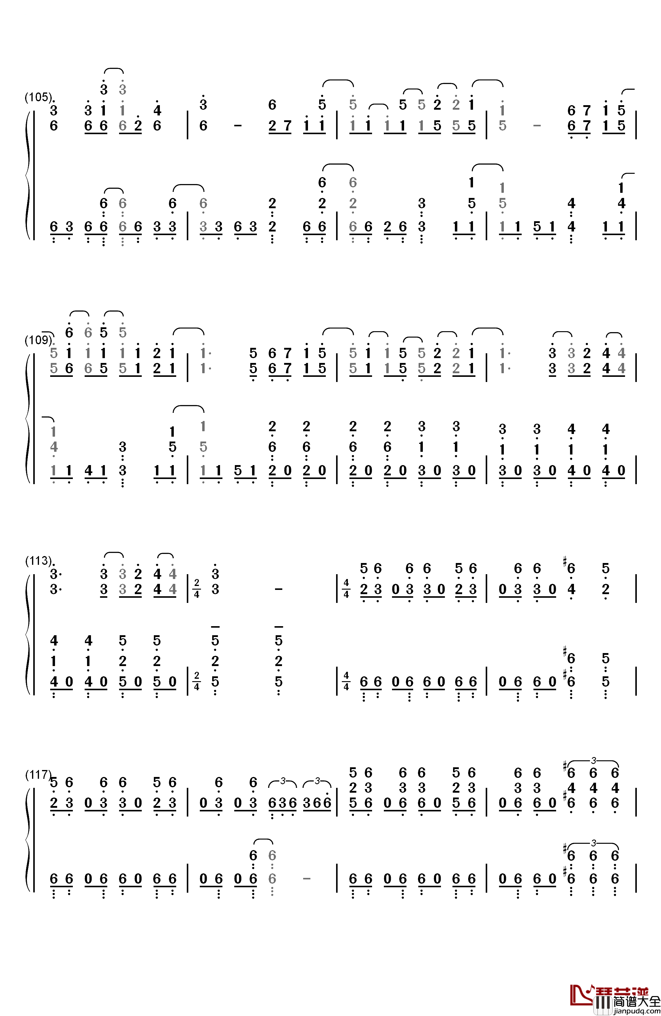 SAVIOR_OF_SONG钢琴简谱_数字双手_ナノ_MY_FIRST_STORY