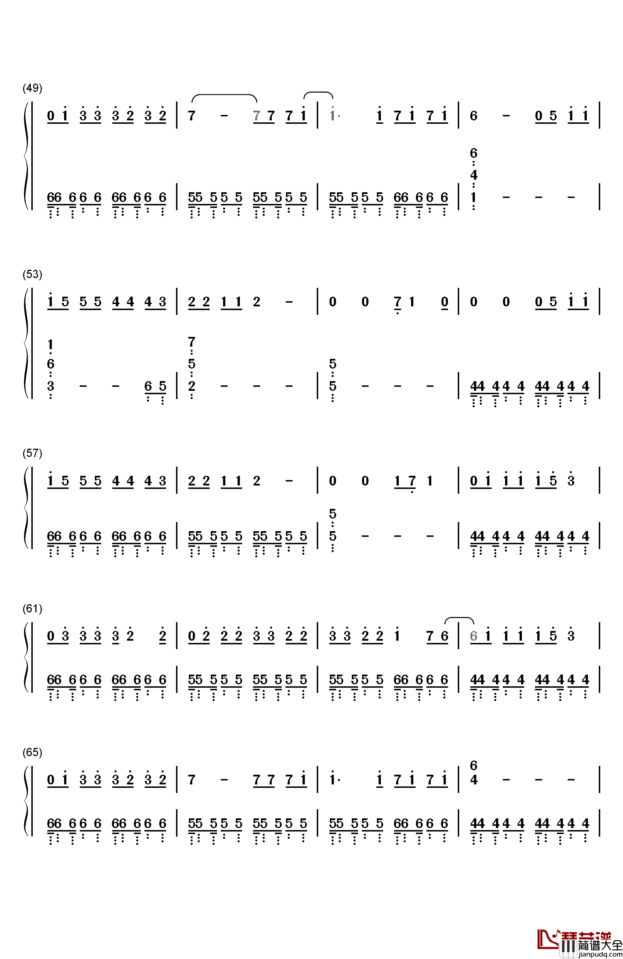 Team钢琴简谱_数字双手_Lorde