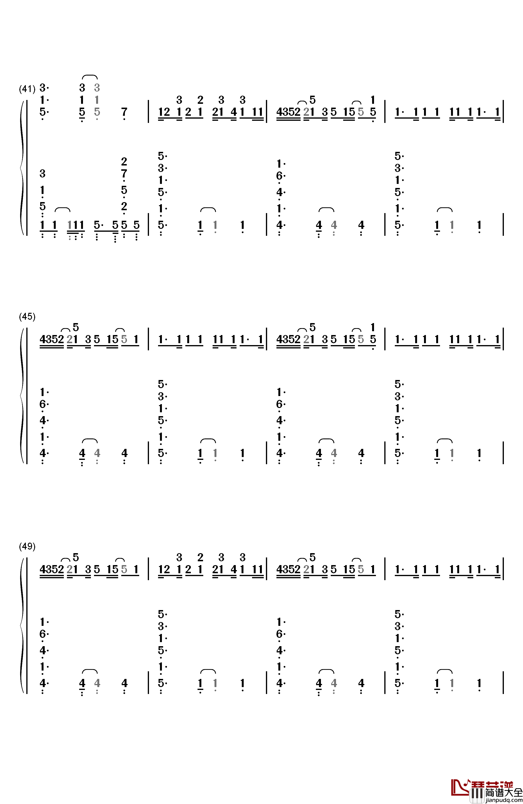 Seve钢琴简谱_数字双手_Tez_Cadey
