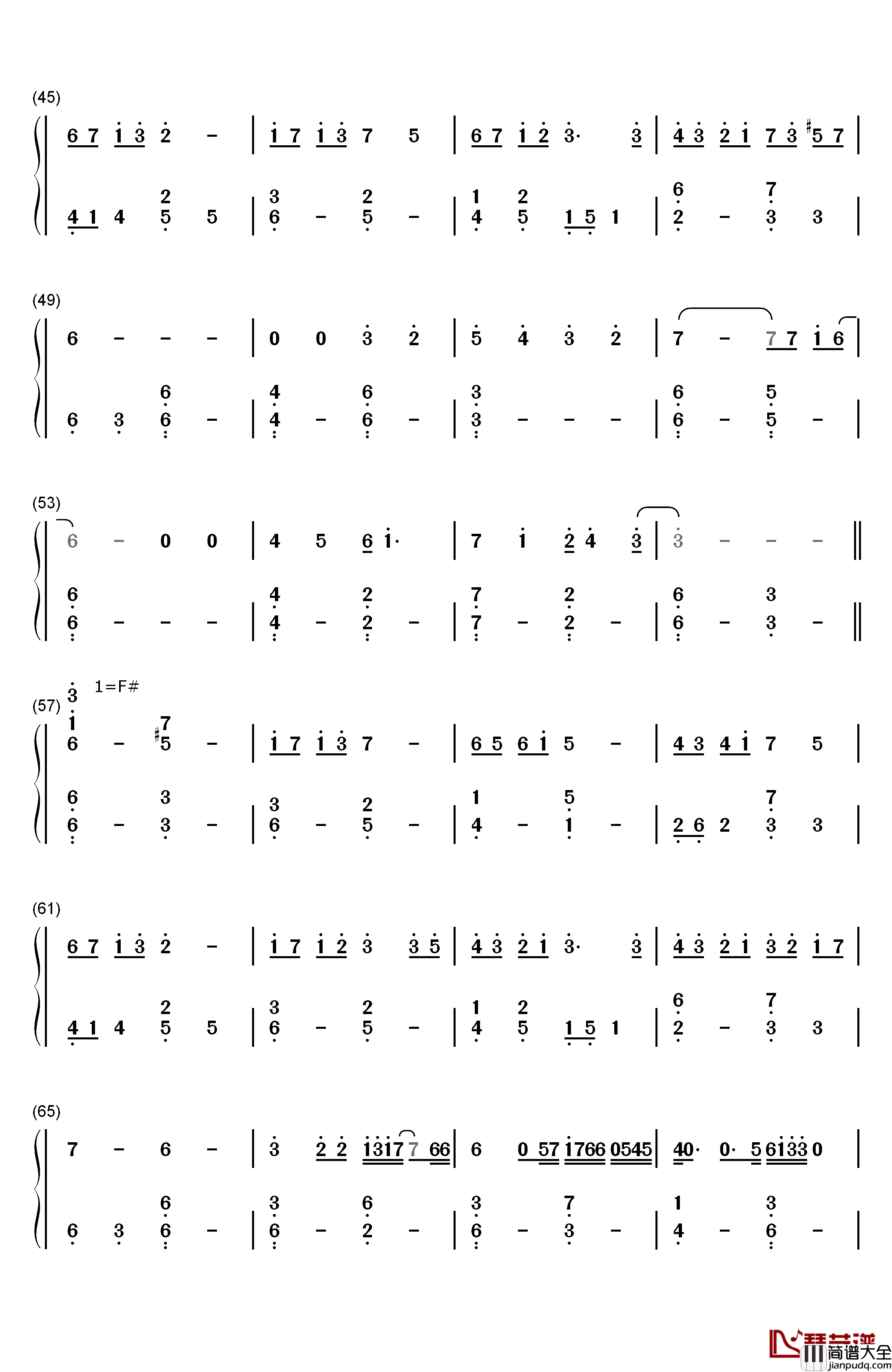 星の在り処钢琴简谱_数字双手_Falcom_Sound_Team_jdk