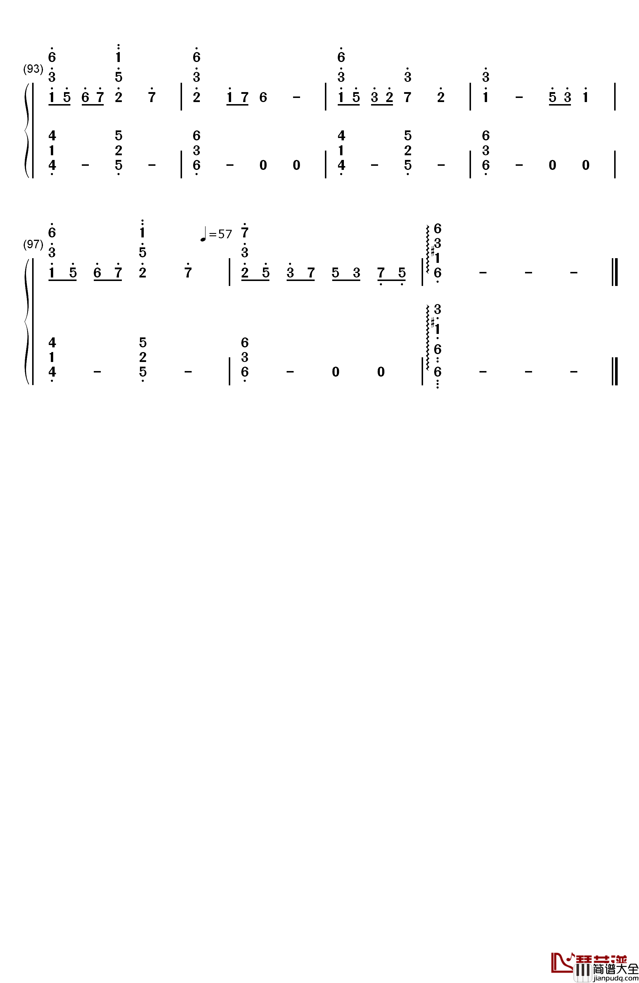 Luv_Letter钢琴简谱_数字双手_Dj_Okawari
