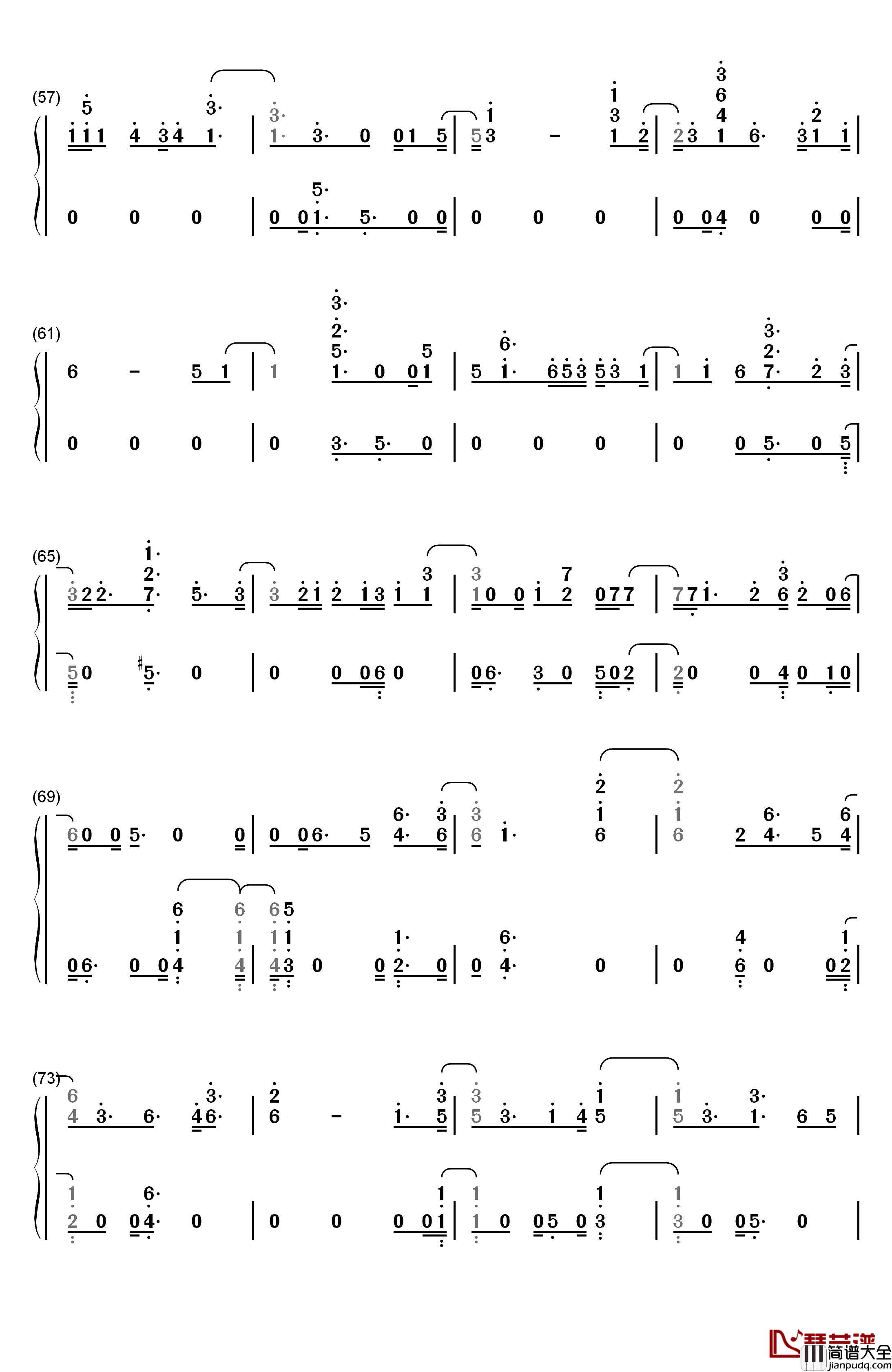 If_You_Leave_Me_Now钢琴简谱_数字双手_Charlie_Puth