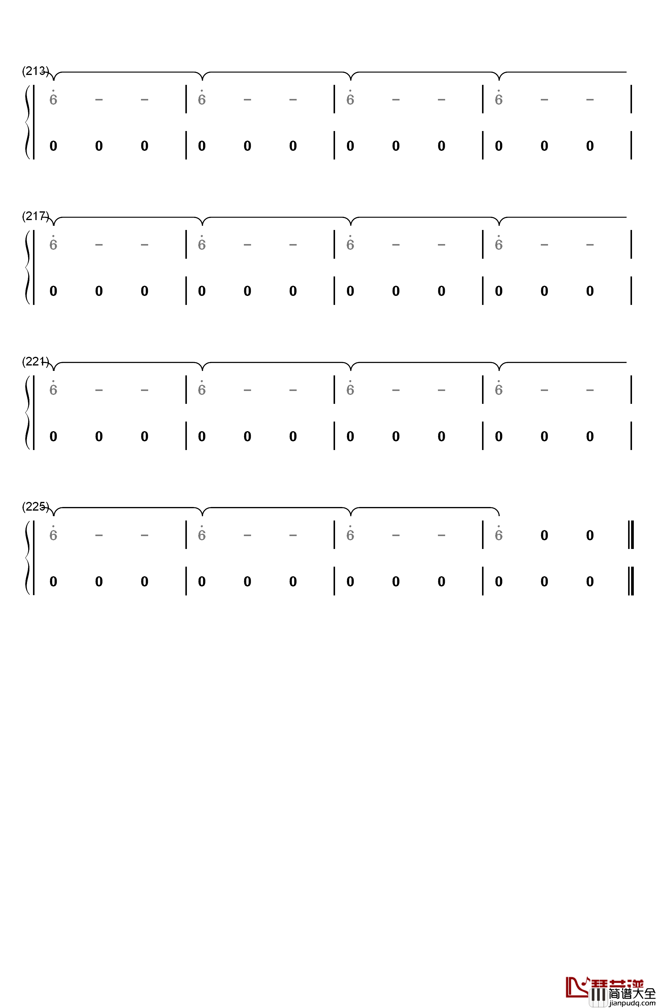 Heaven钢琴简谱_数字双手_Julia_Michaels