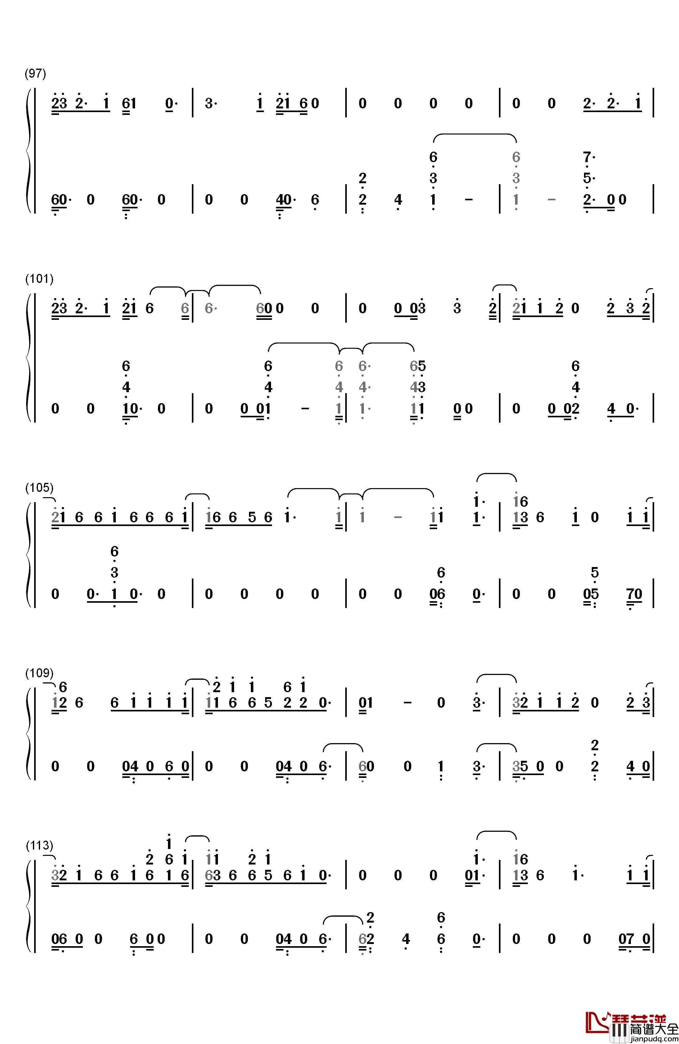 Don't_Blame_Me钢琴简谱_数字双手_Taylor_Swift