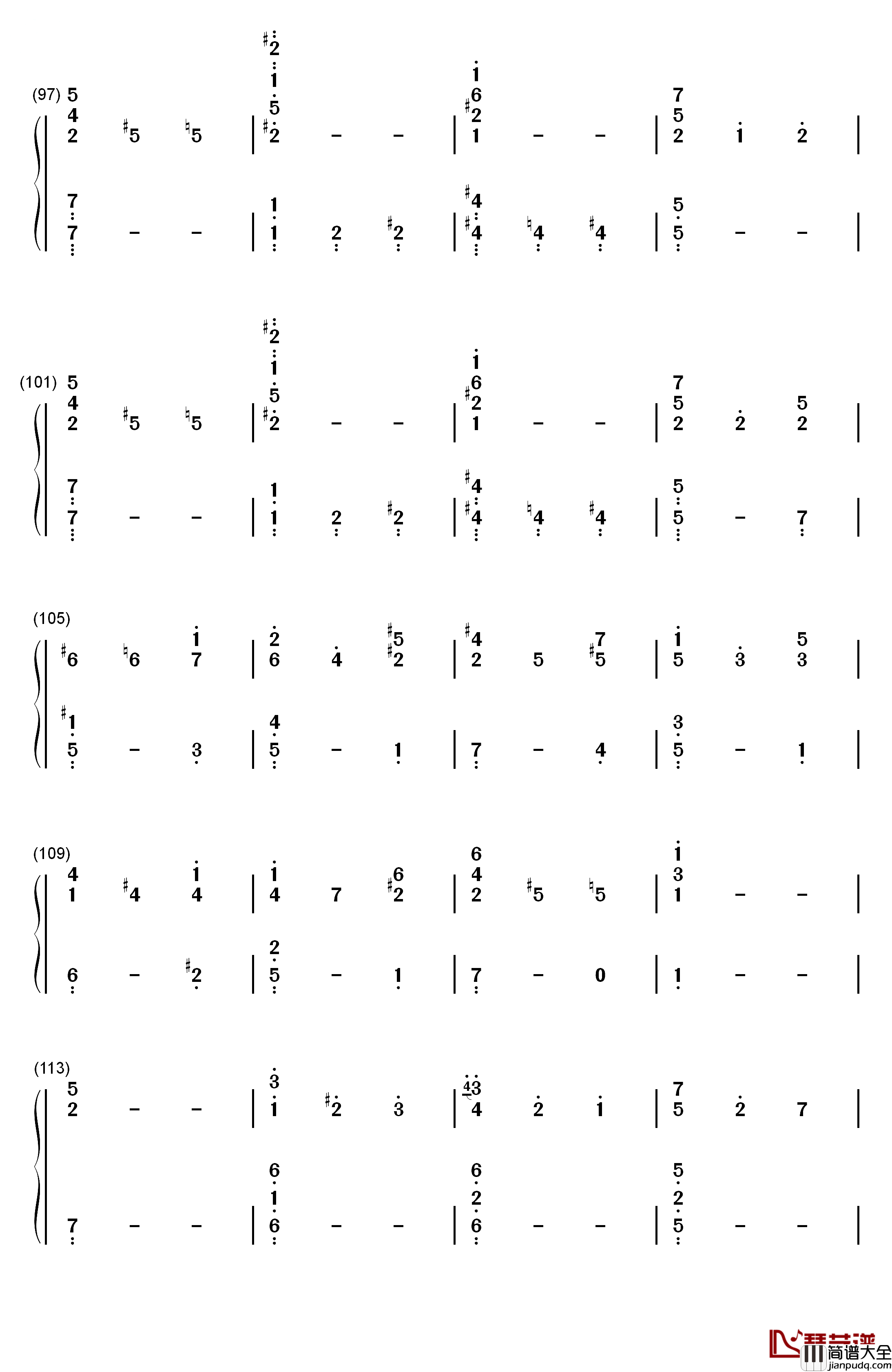 b小调第九钢琴奏鸣曲钢琴简谱_数字双手_车尔尼