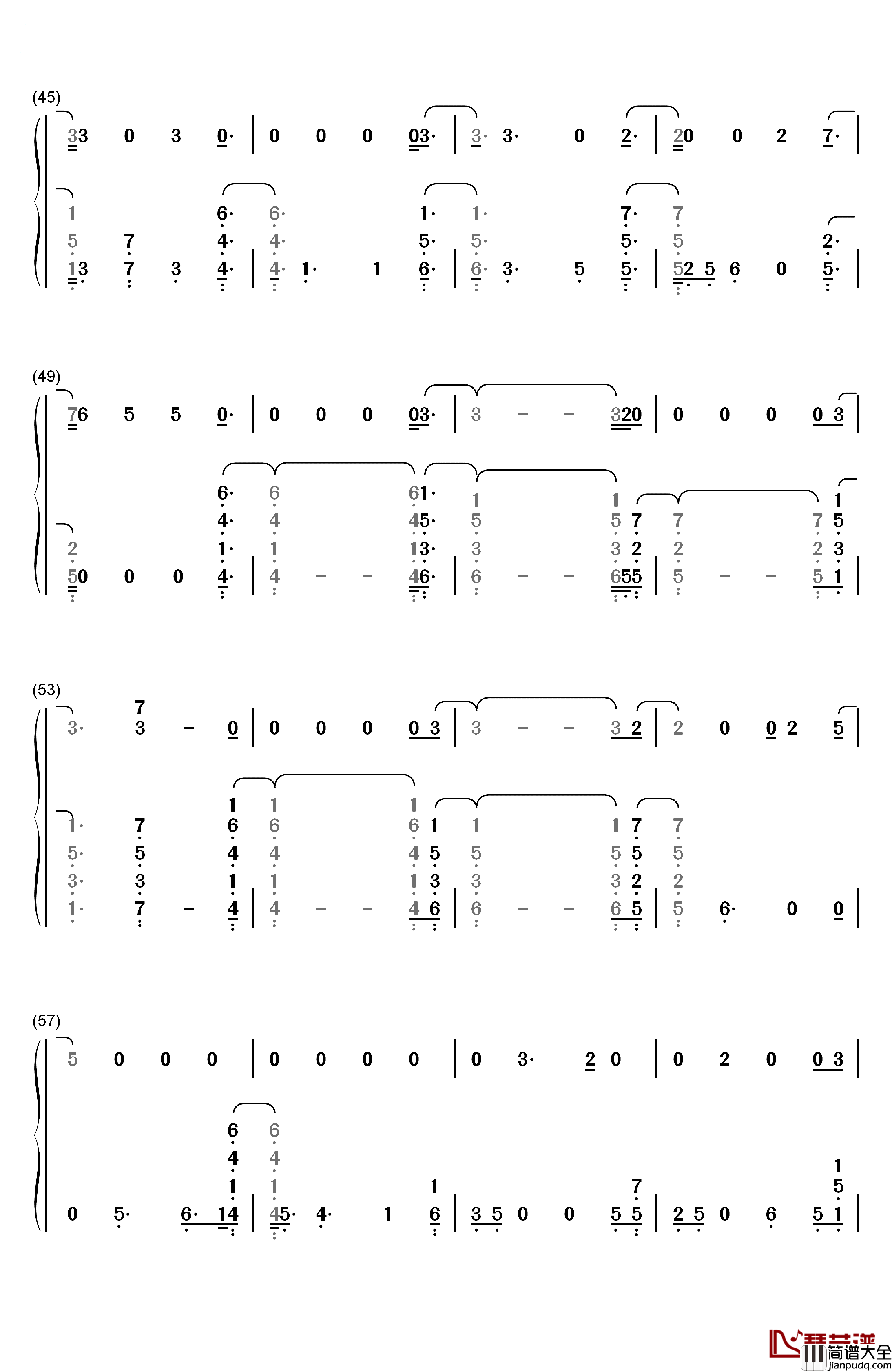 Dress钢琴简谱_数字双手_Taylor_Swift