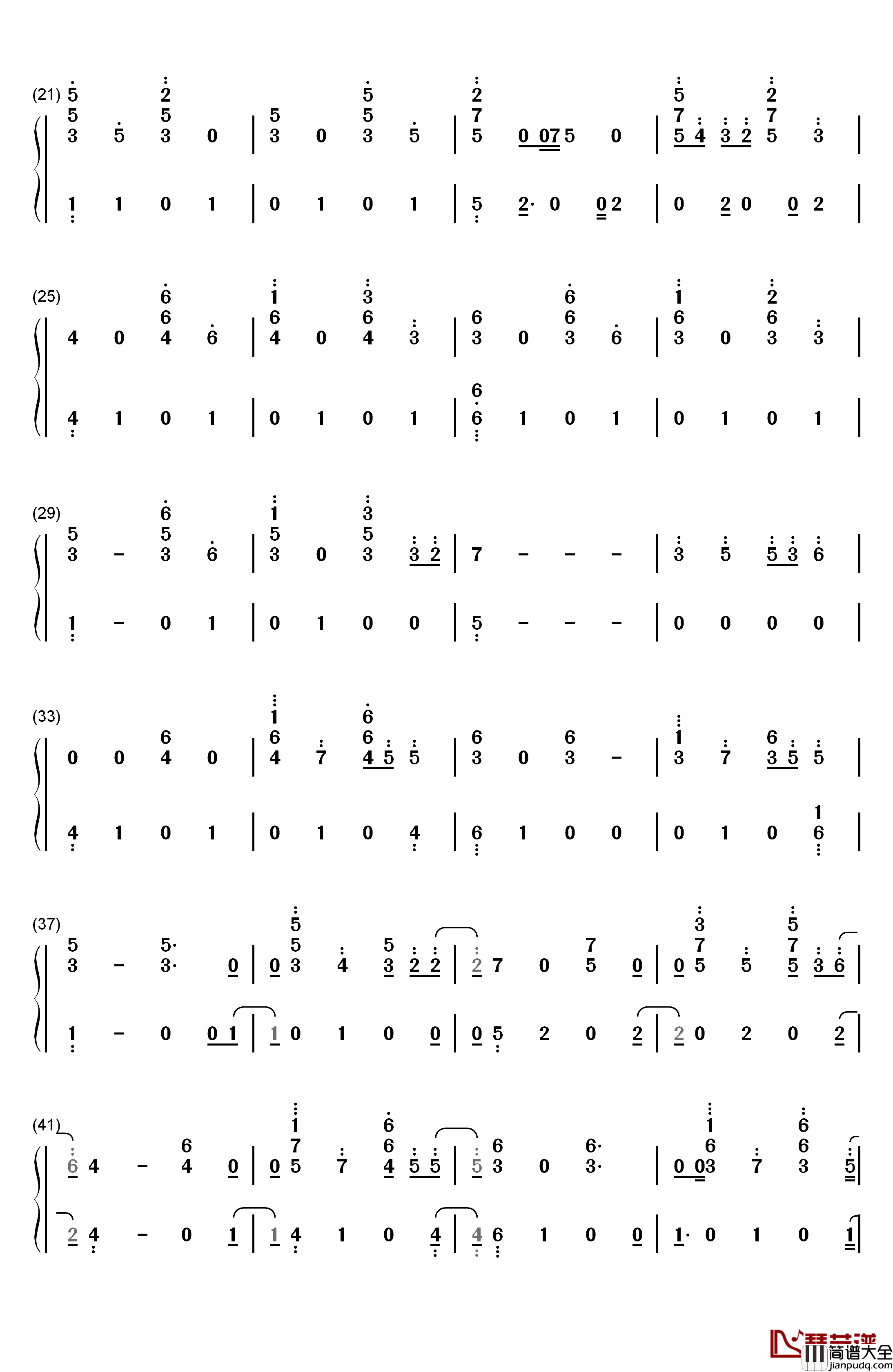 Something's_Gotta_Give钢琴简谱_数字双手_Camila_Cabello