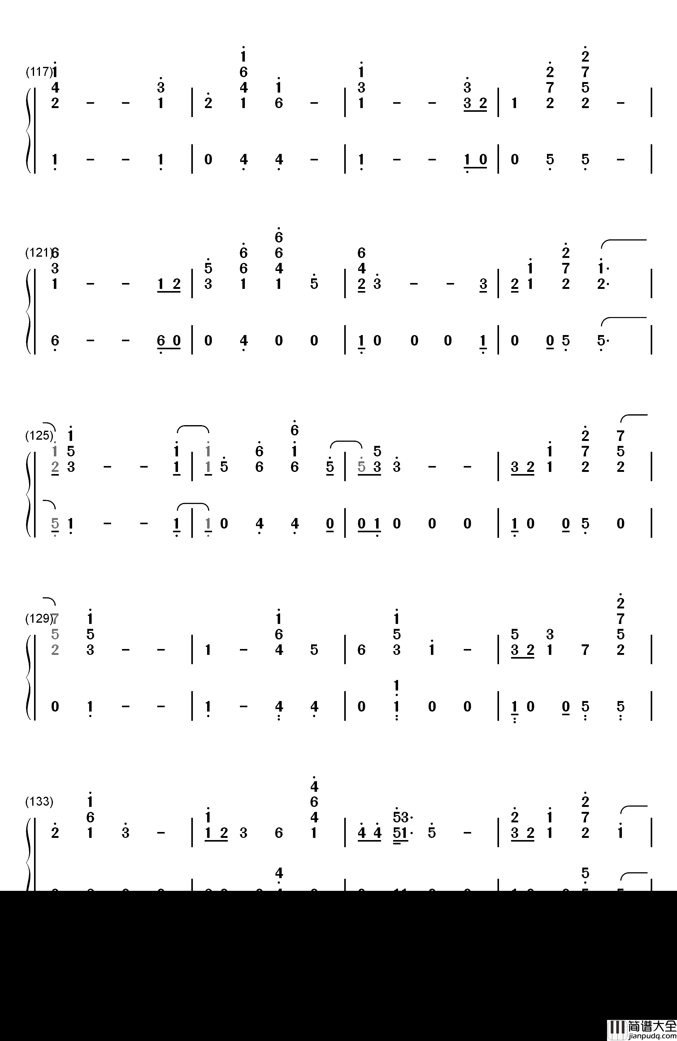 These_Days钢琴简谱_数字双手_Rudimental