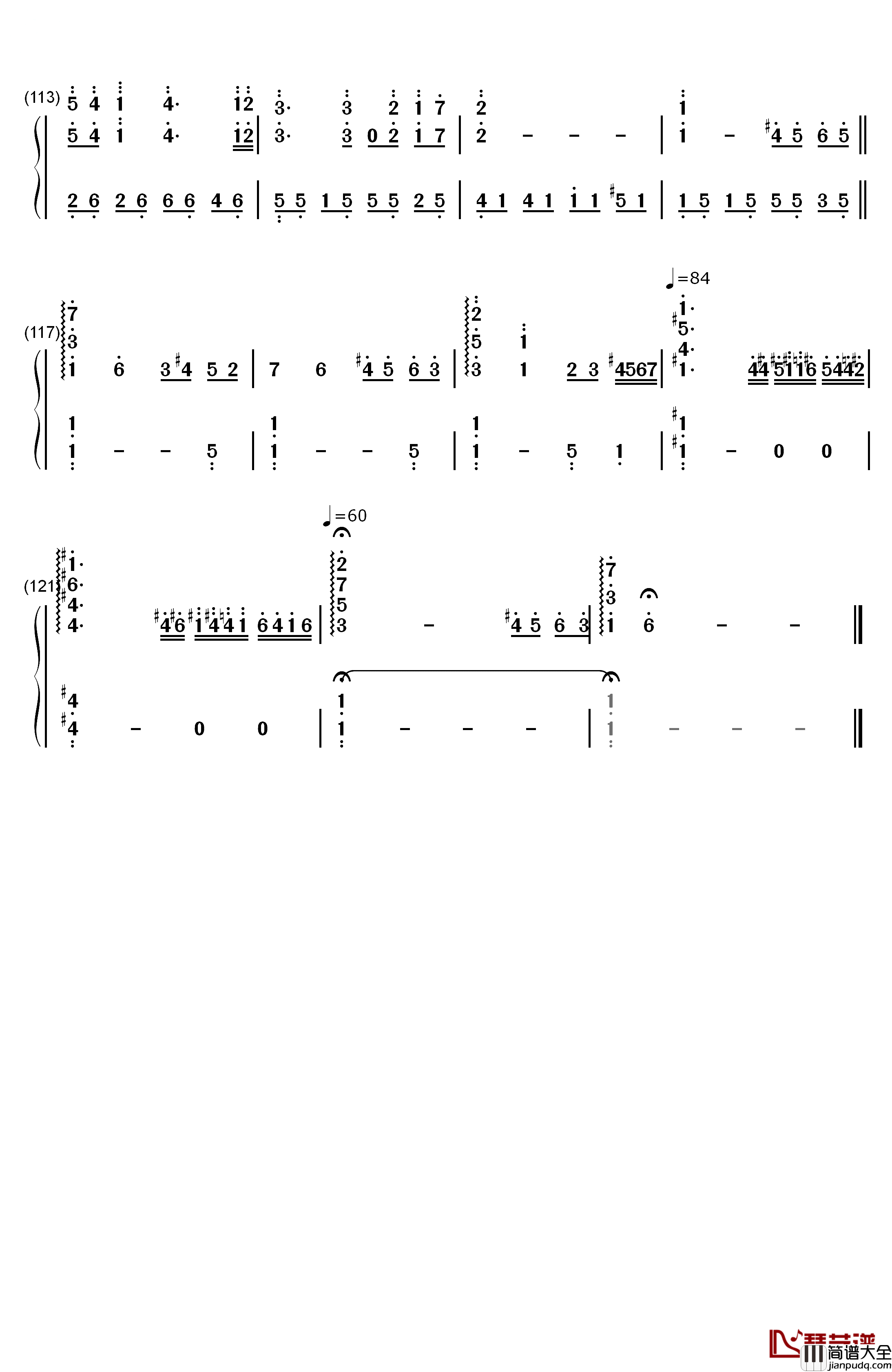 Eyes_On_Me钢琴简谱_数字双手_王菲