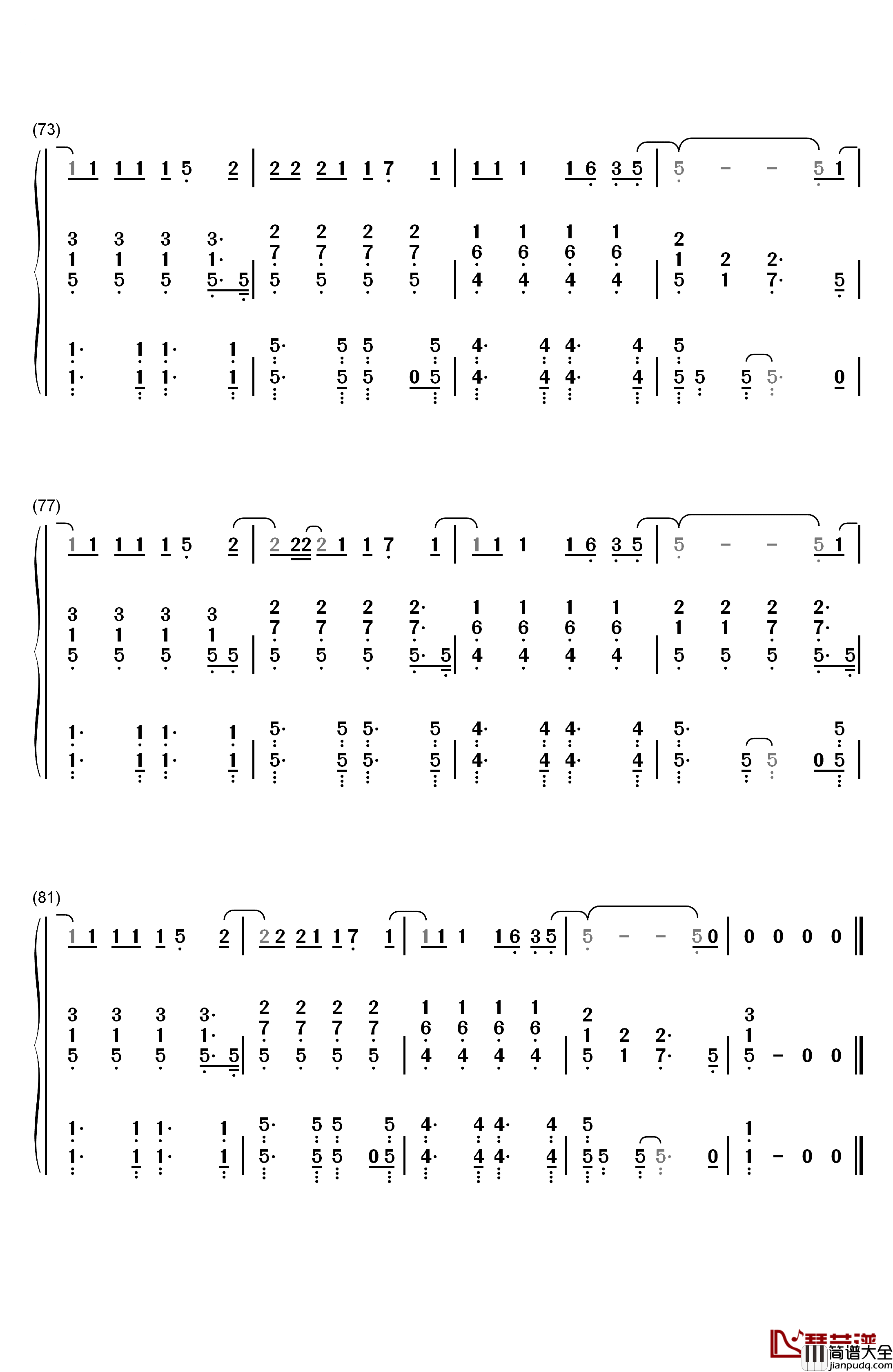 25_Minutes钢琴简谱_数字双手_Michael_Learns_To_Rock