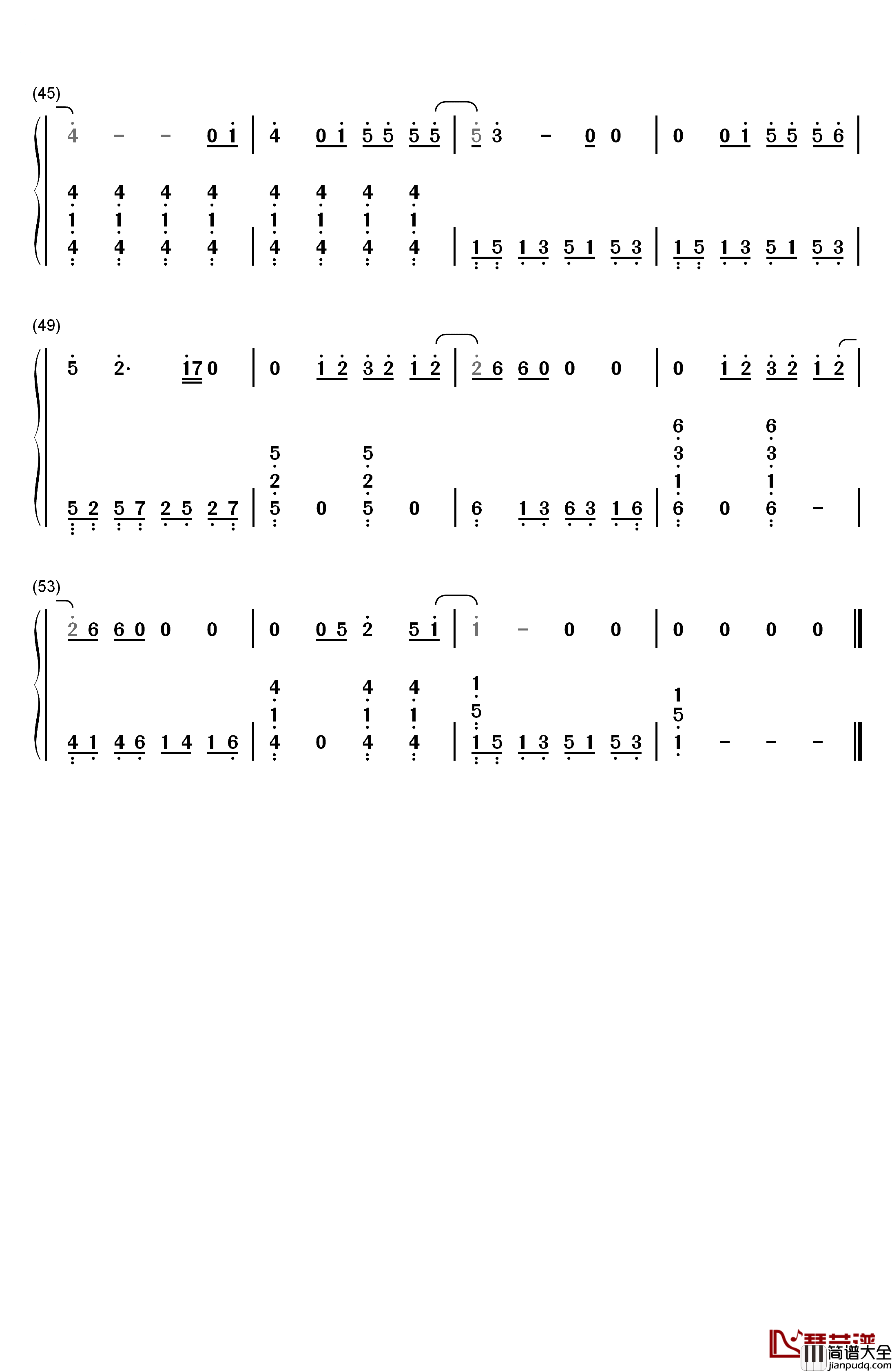 伟大的渺小钢琴简谱_数字双手_林俊杰