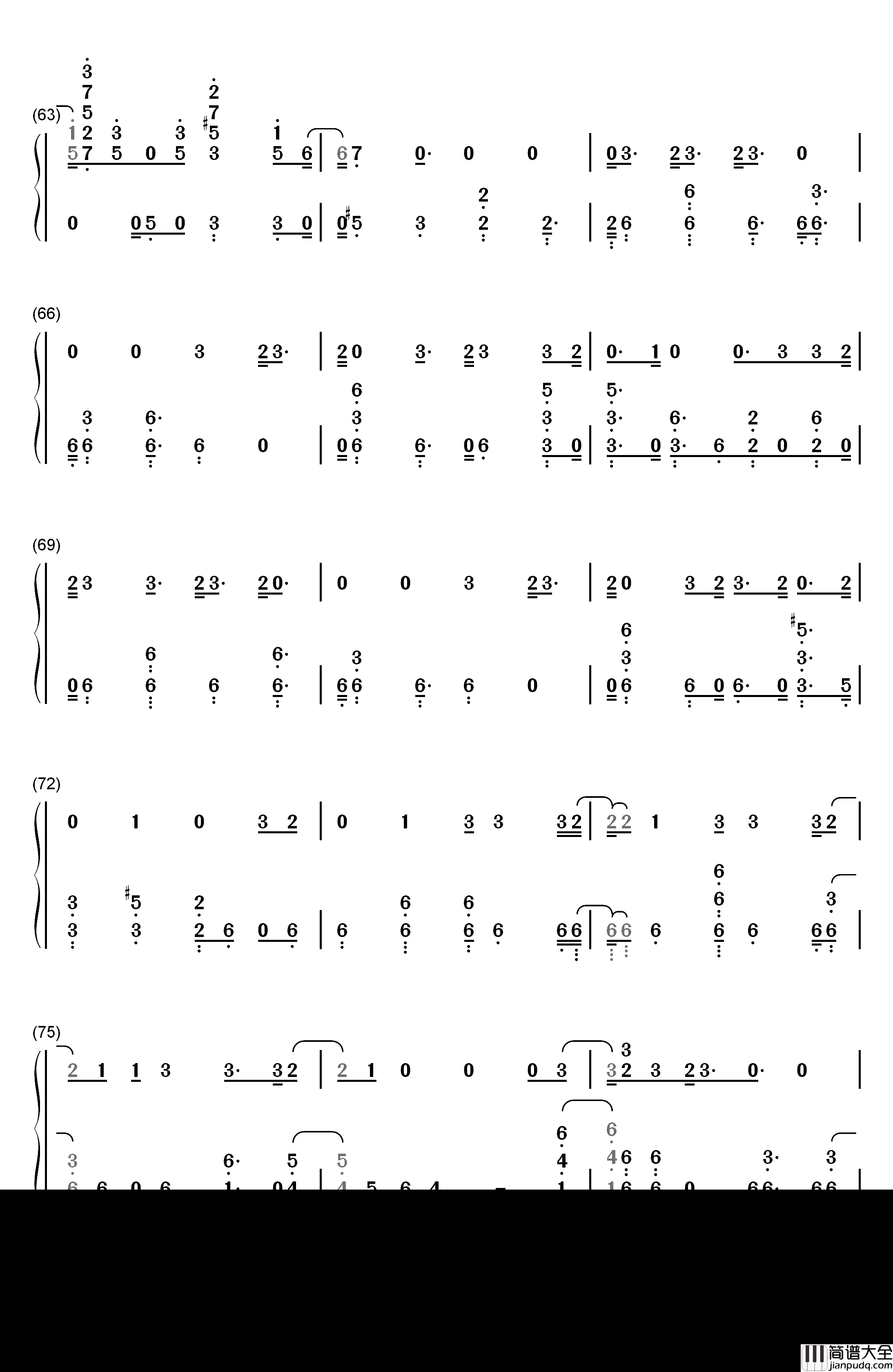 Sick_Boy钢琴简谱_数字双手_The_Chainsmokers