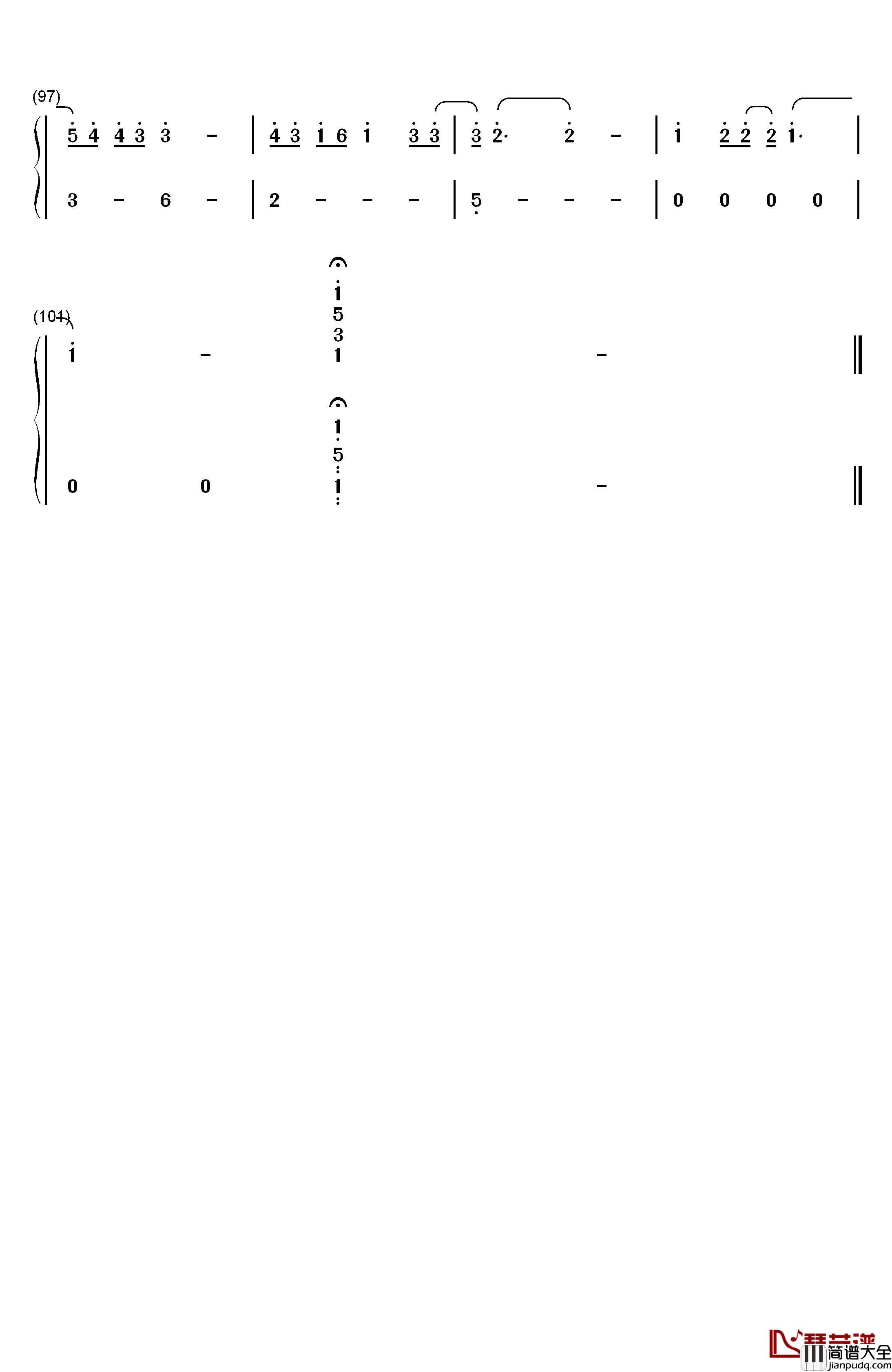 蜀绣钢琴简谱_数字双手_李宇春