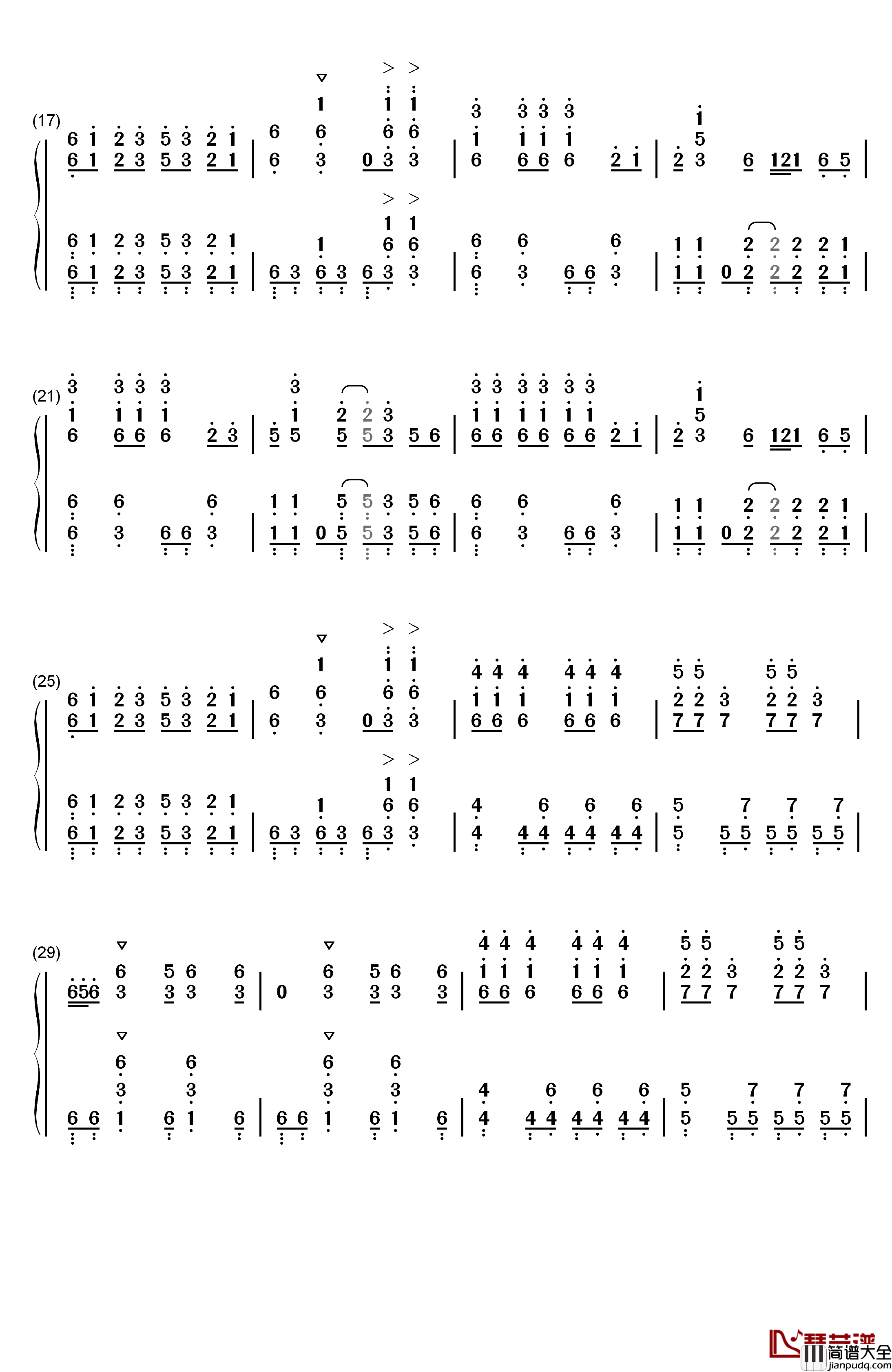 勝手にMY_SOUL钢琴简谱_数字双手_DISH