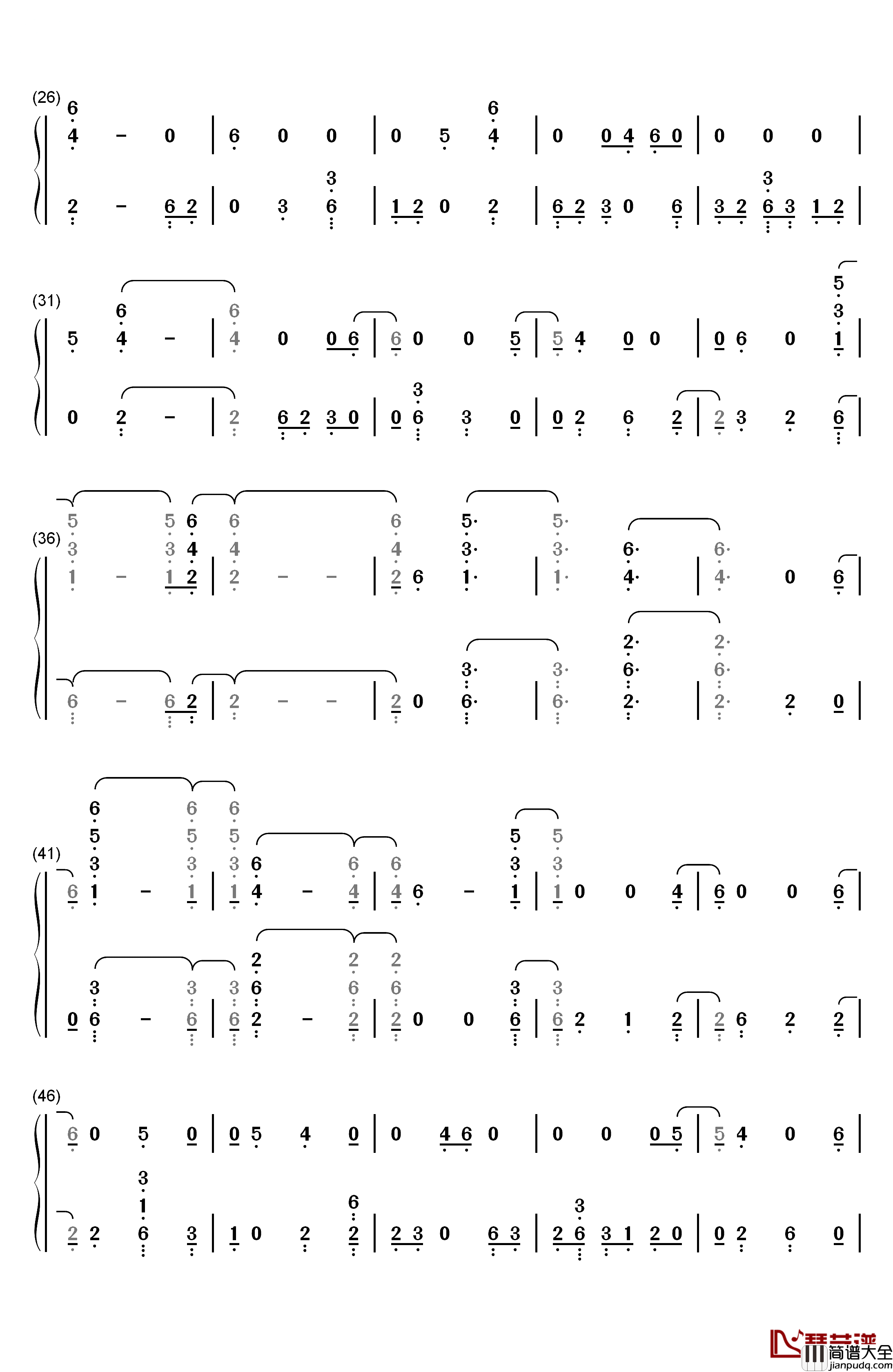 Supplies钢琴简谱_数字双手_Justin_Timberlake