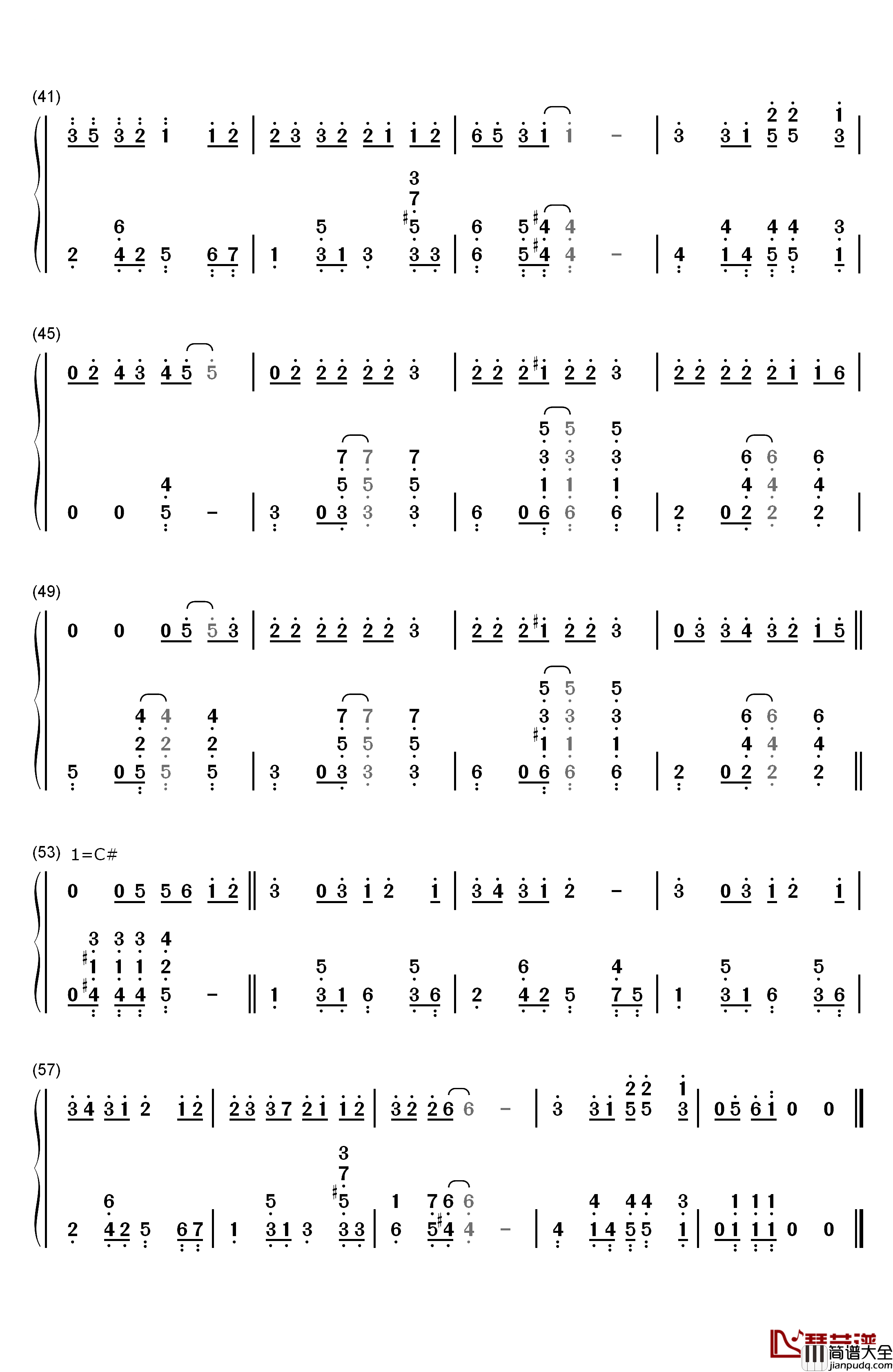 Oops钢琴简谱_数字双手_Little_Mix_Charlie_Puth