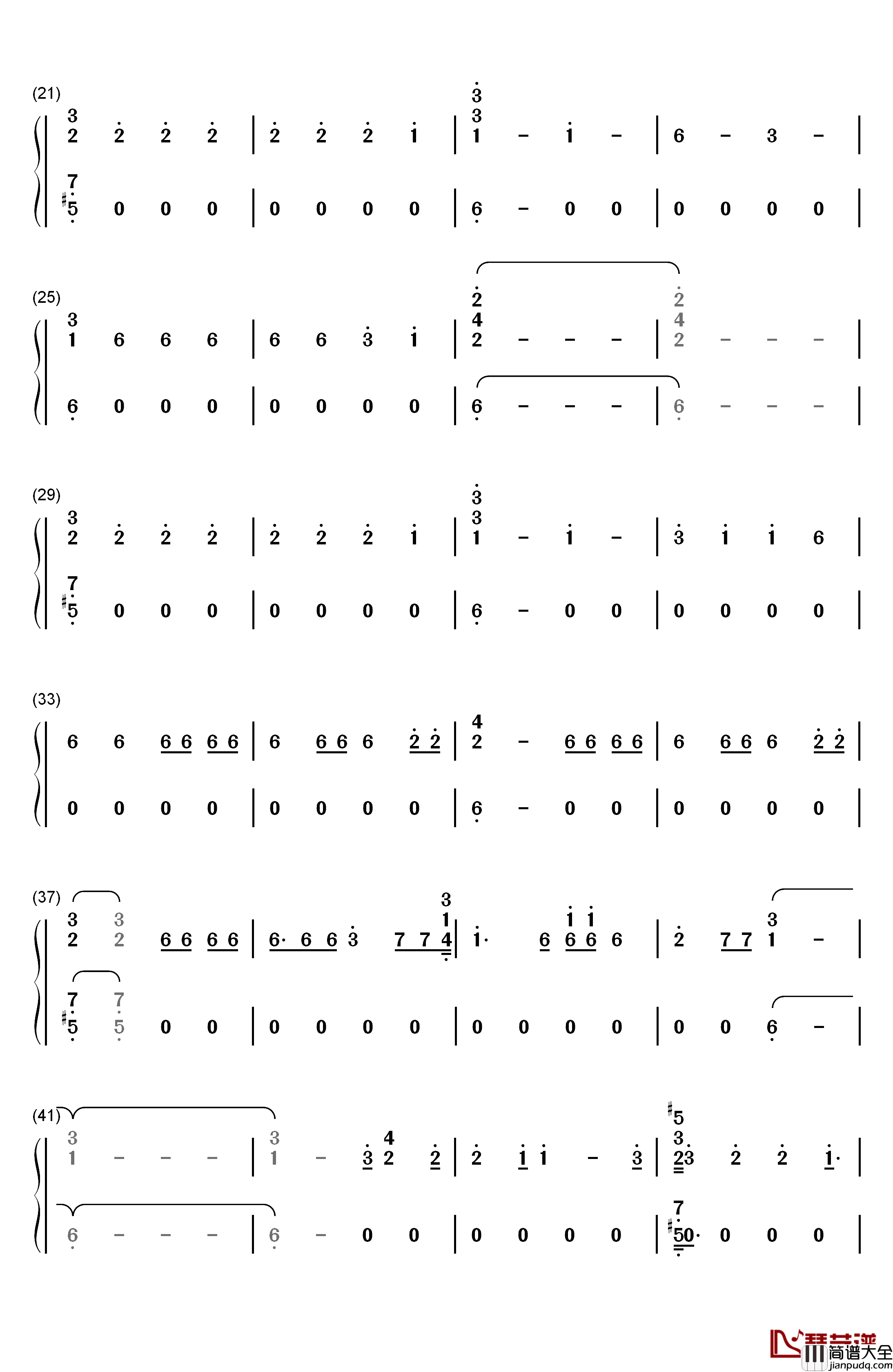 Corazón钢琴简谱_数字双手_Maluma