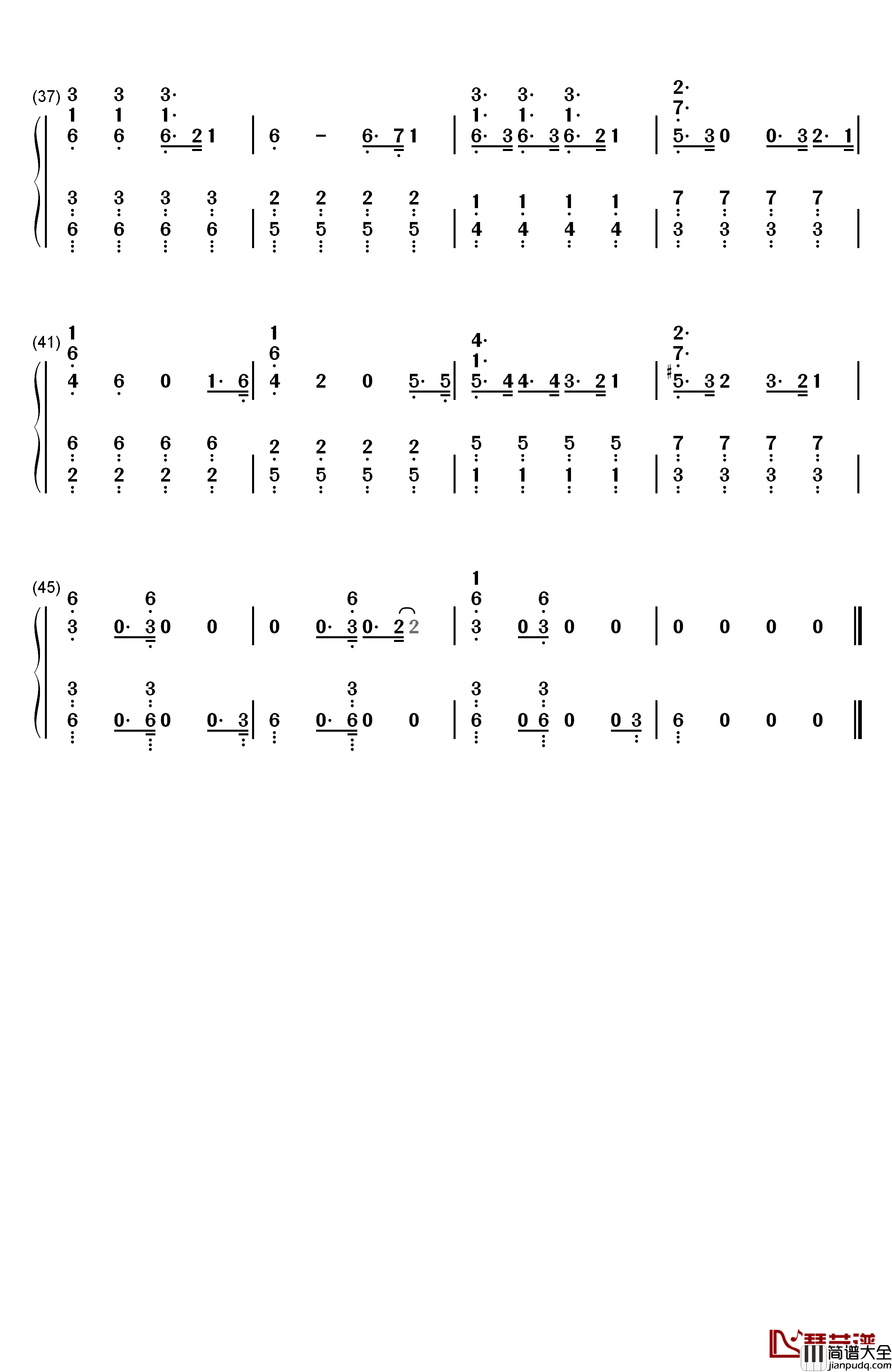 Good钢琴简谱_数字双手_Miss_A