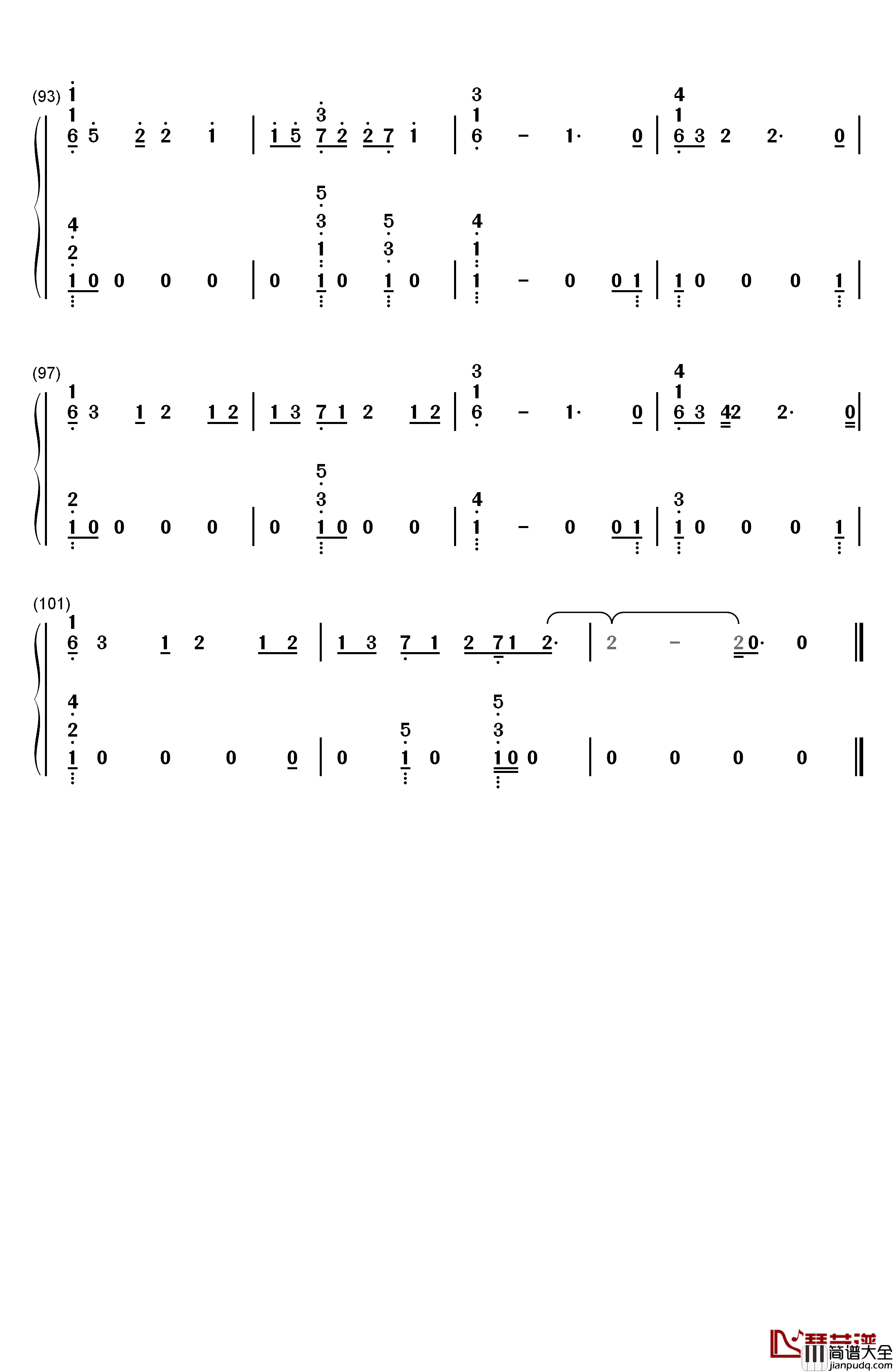 Sad钢琴简谱_数字双手_XXXTentacion