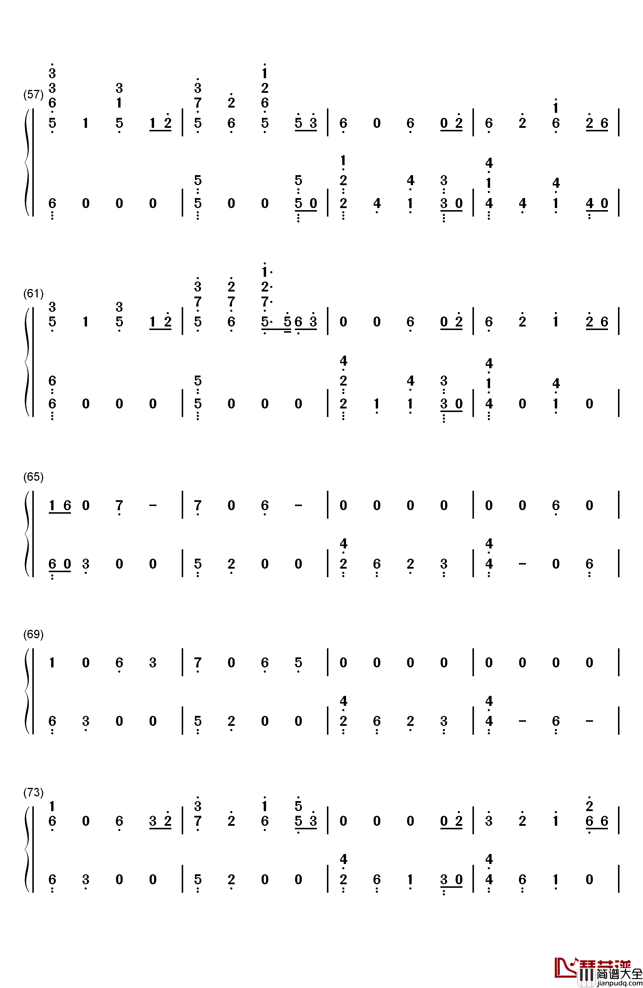 Everyday钢琴简谱_数字双手_Marshmello_Logic