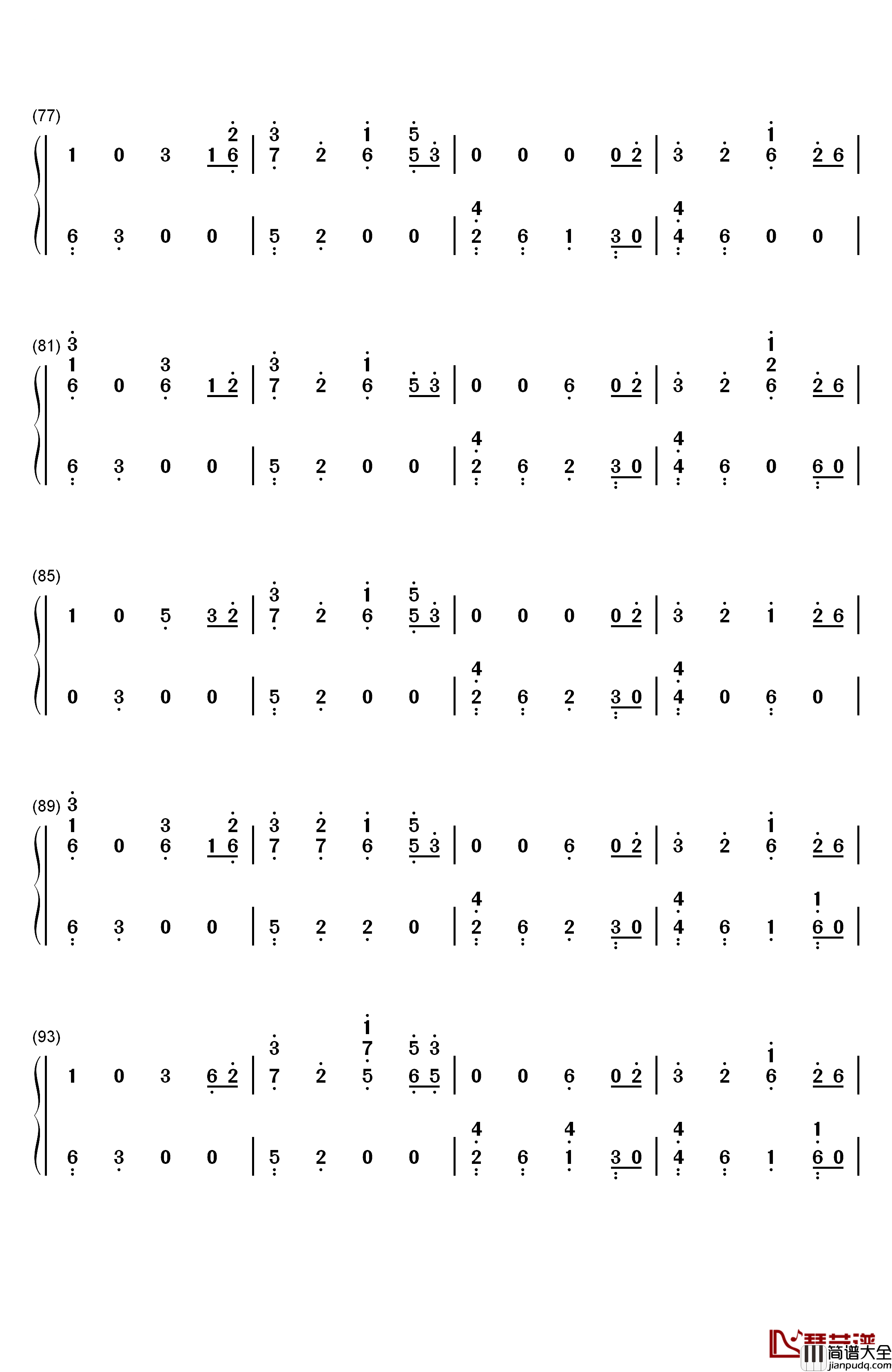 Everyday钢琴简谱_数字双手_Marshmello_Logic