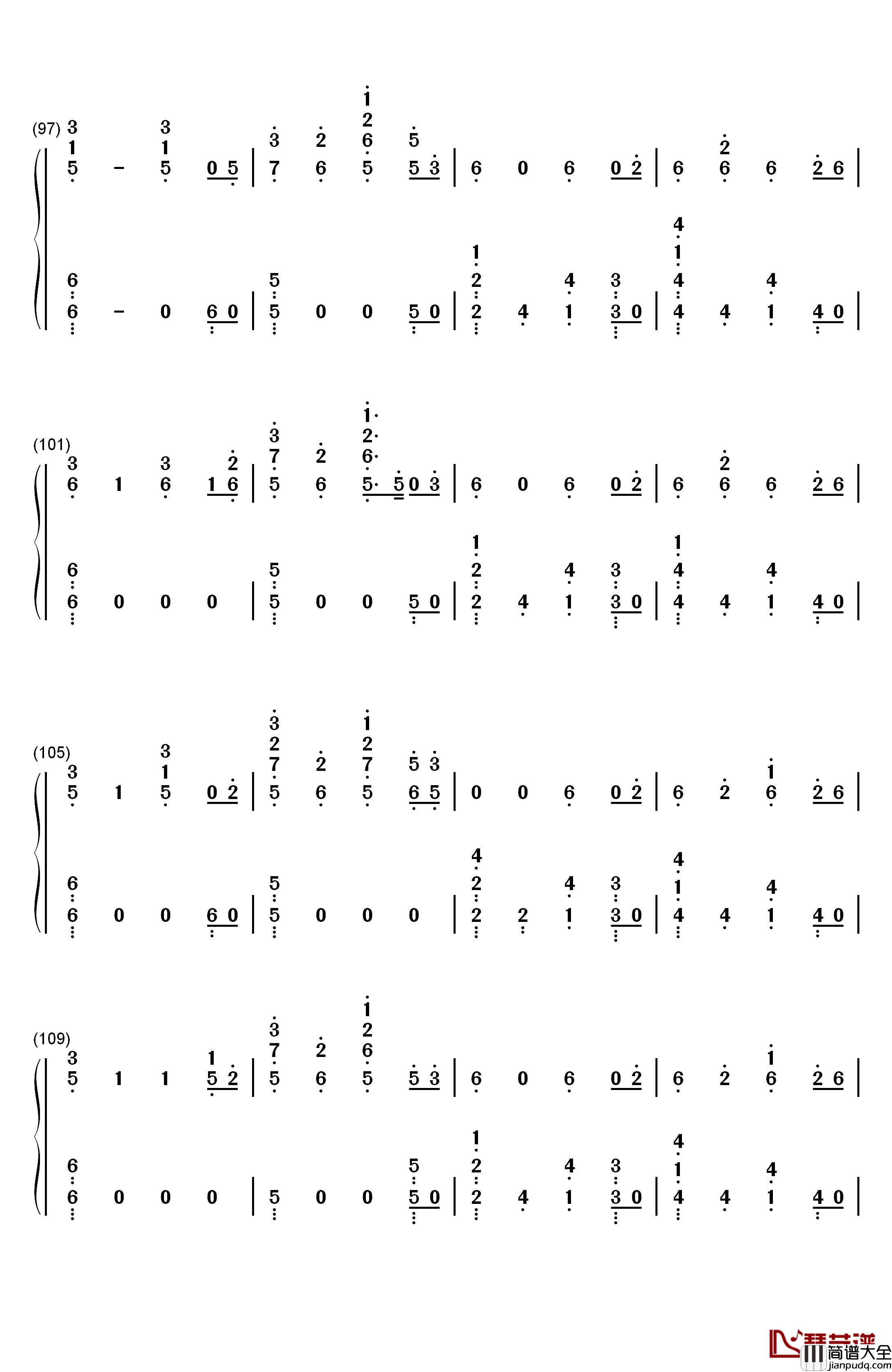 Everyday钢琴简谱_数字双手_Marshmello_Logic
