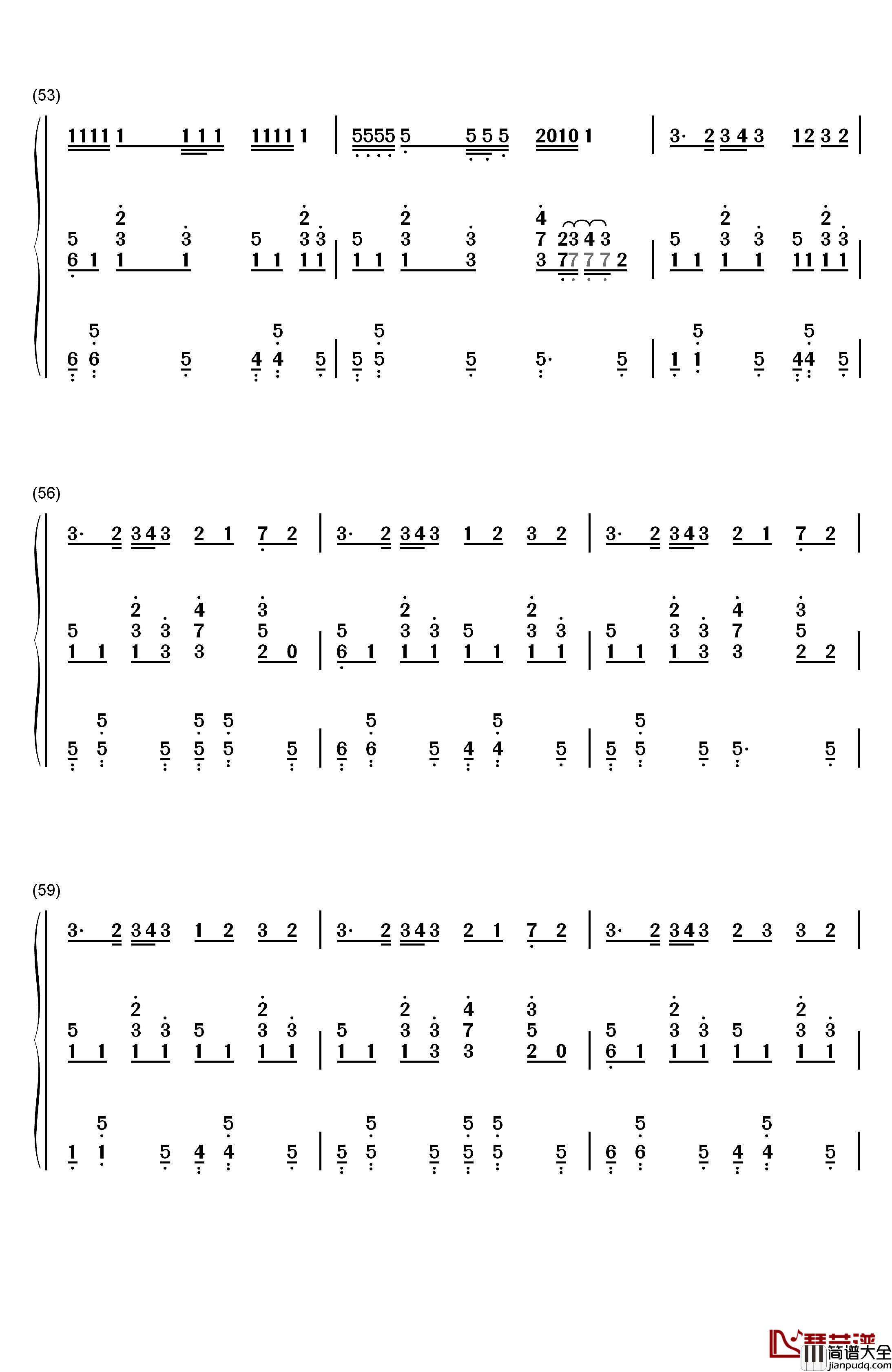 爷爷泡的茶钢琴简谱_数字双手_周杰伦