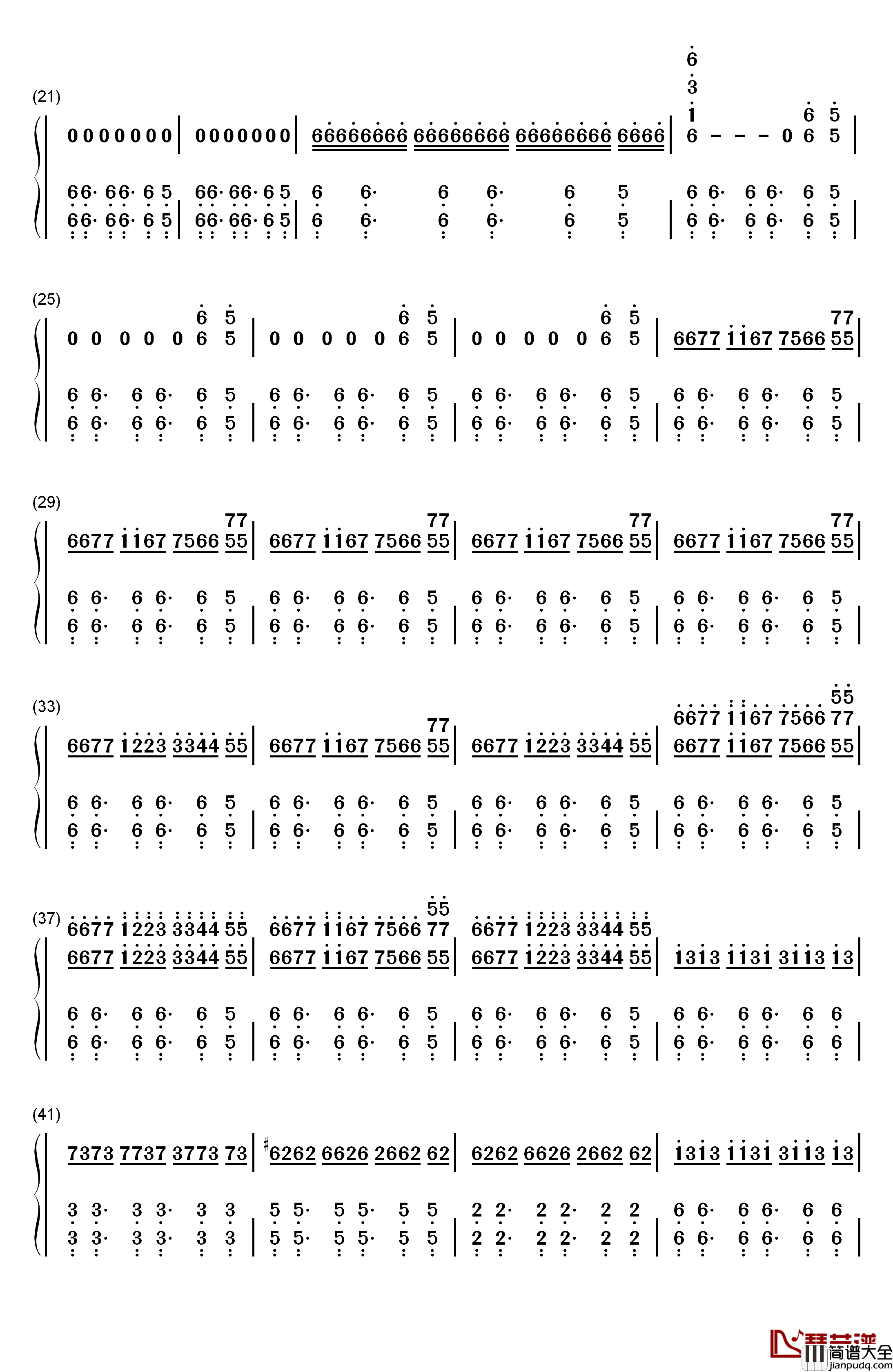 Action_Reaction钢琴简谱_数字双手_Rupert_Gregson_Williams