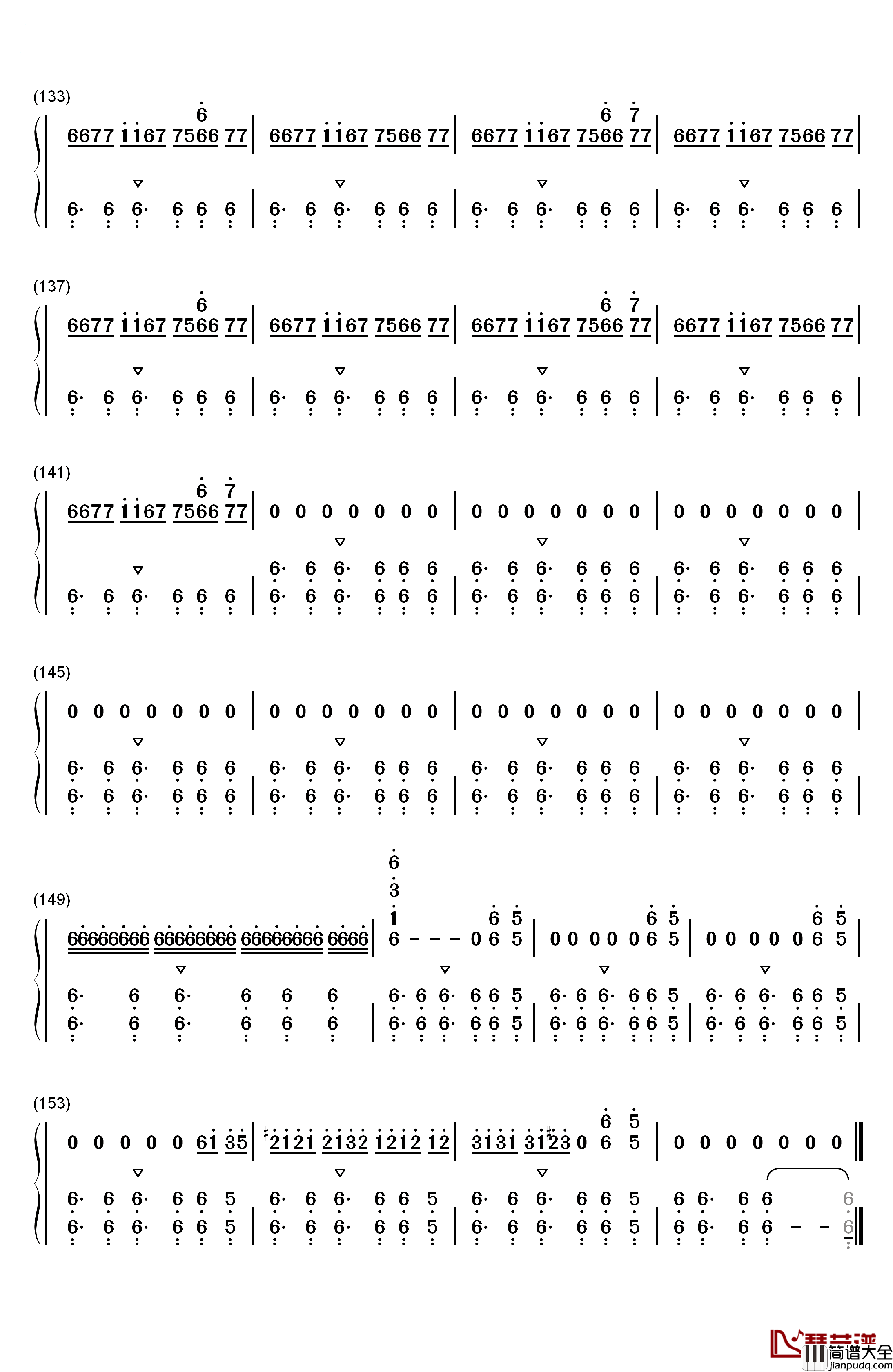 Action_Reaction钢琴简谱_数字双手_Rupert_Gregson_Williams