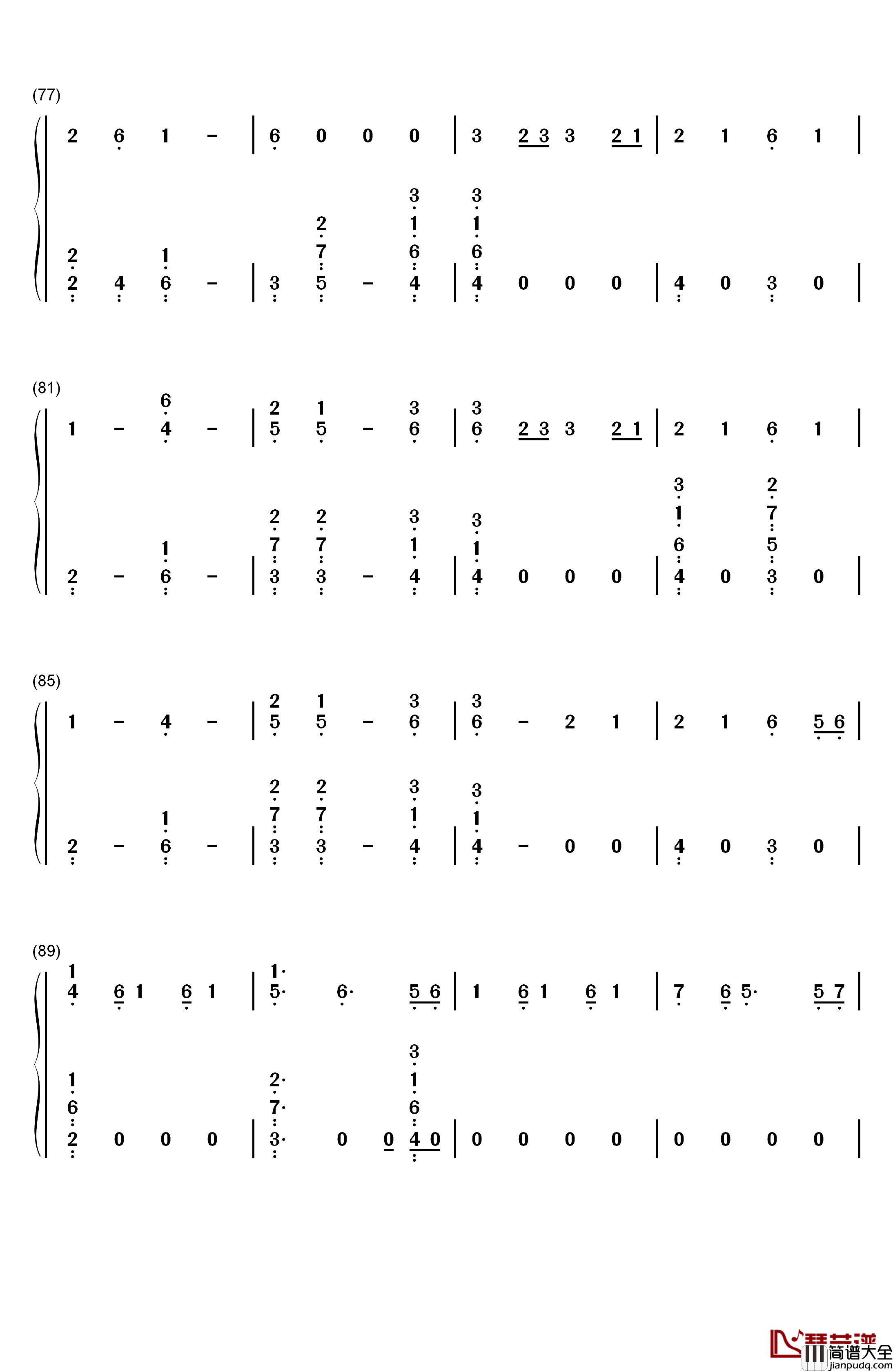 Where_Were_You_in_the_Morning钢琴简谱_数字双手_Shawn_Mendes