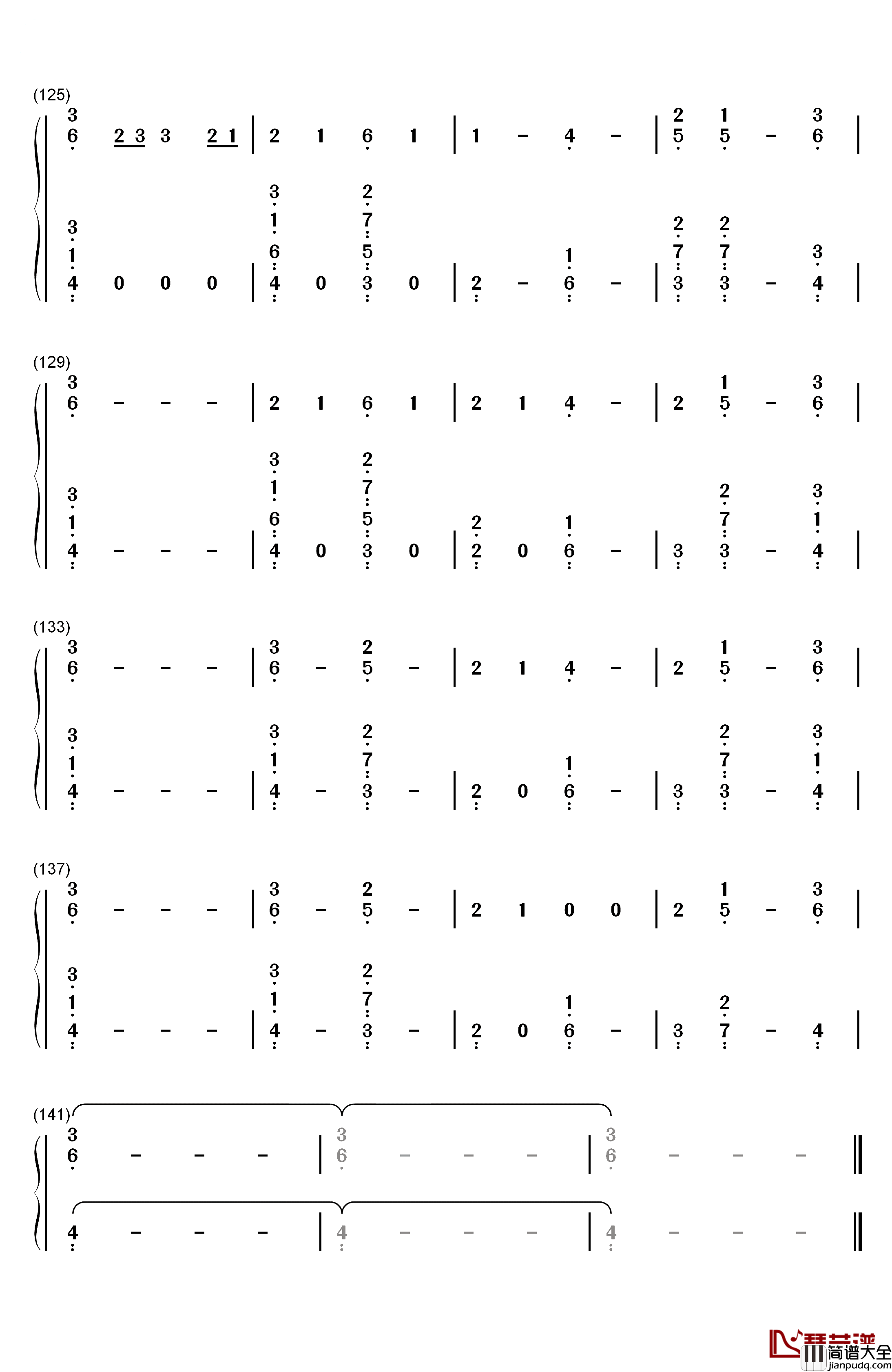 Where_Were_You_in_the_Morning钢琴简谱_数字双手_Shawn_Mendes