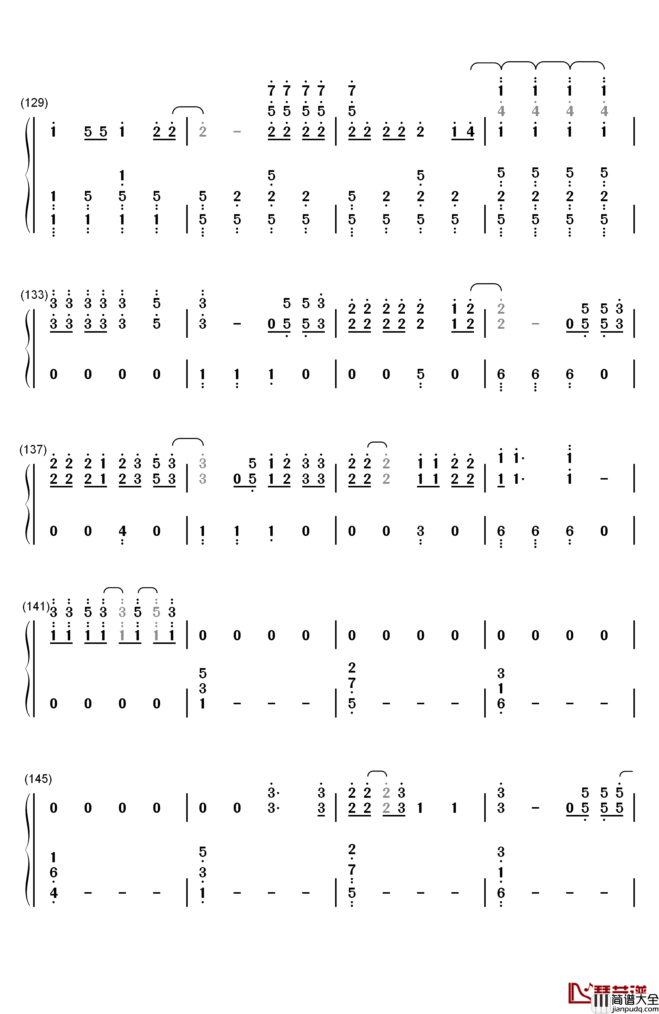 The_Greatest_Show钢琴简谱_数字双手_Pasek_and_Paul