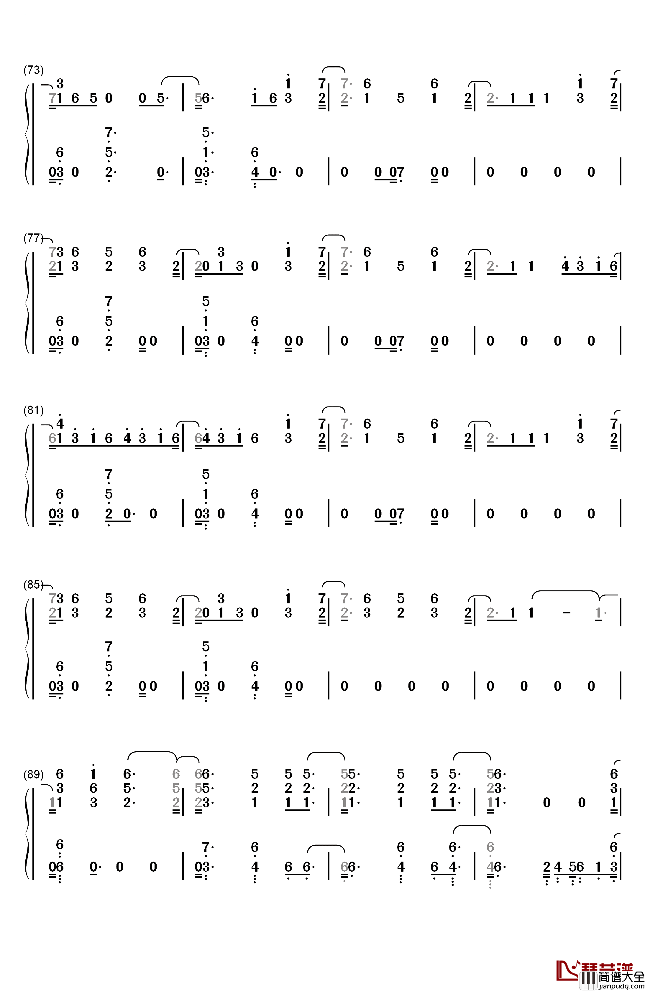 Don't_Go_Breaking_My_Heart钢琴简谱_数字双手_Backstreet_Boys