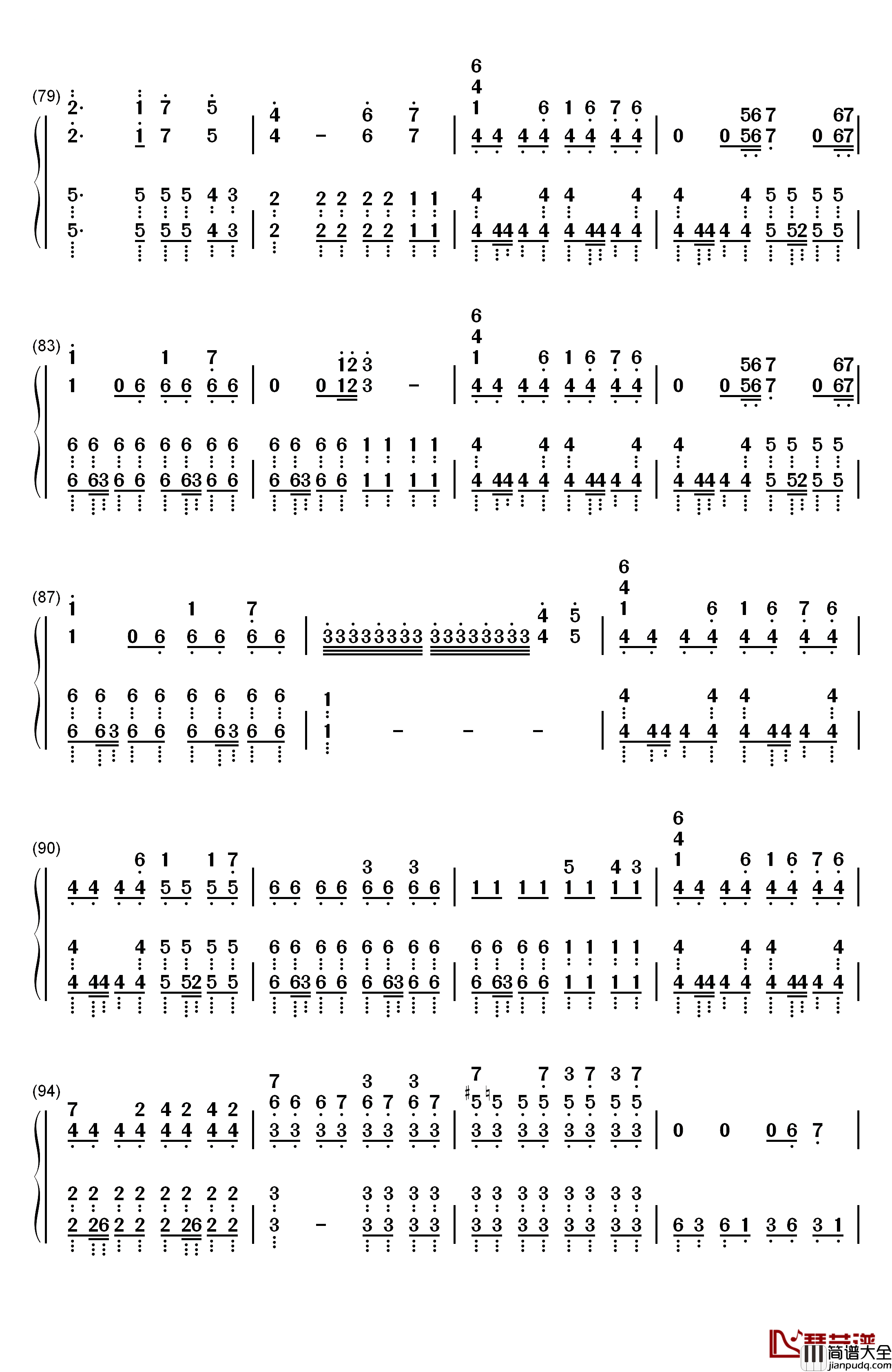 Victory钢琴简谱_数字双手_Two_Steps_From_Hell