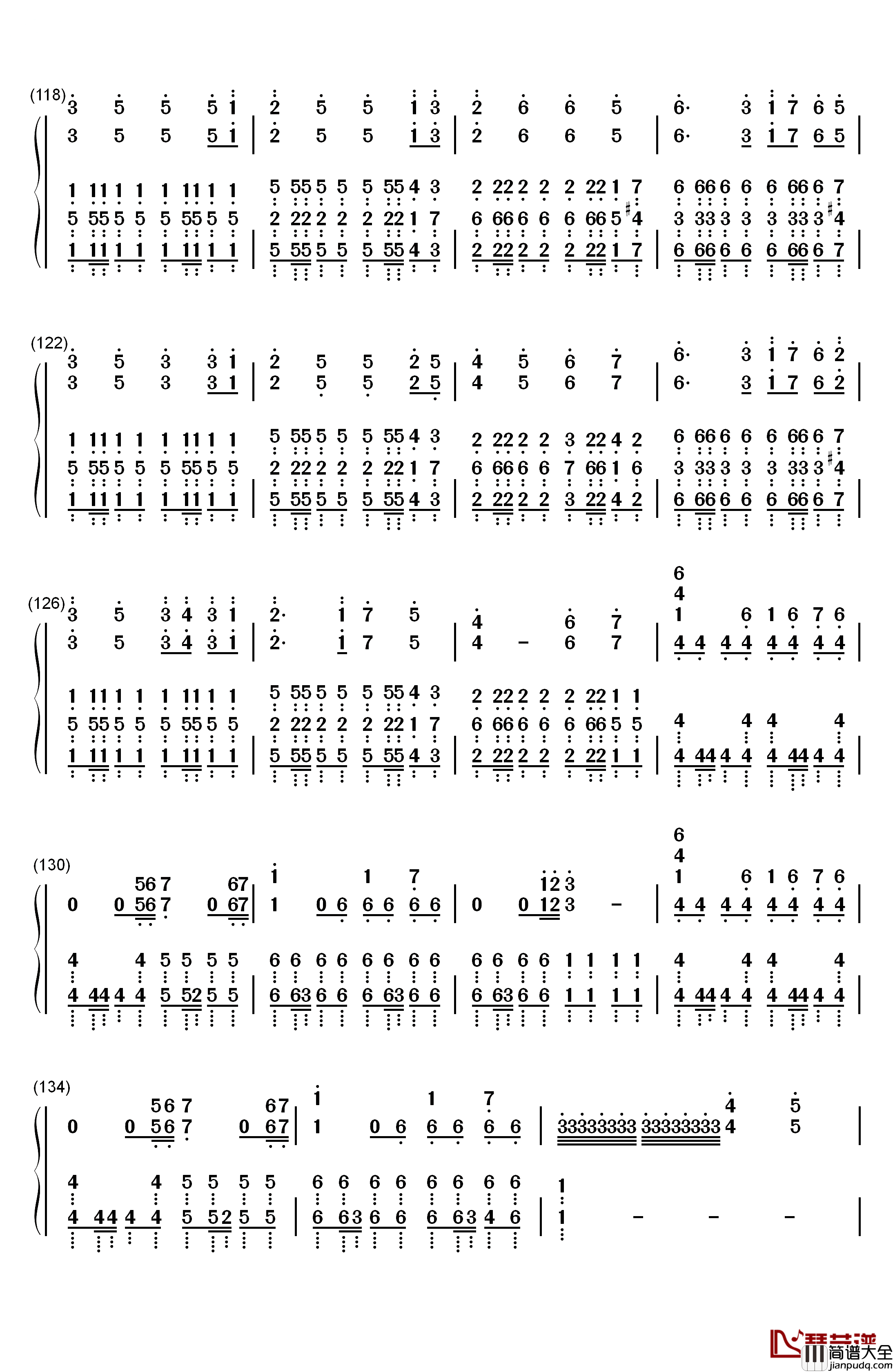 Victory钢琴简谱_数字双手_Two_Steps_From_Hell