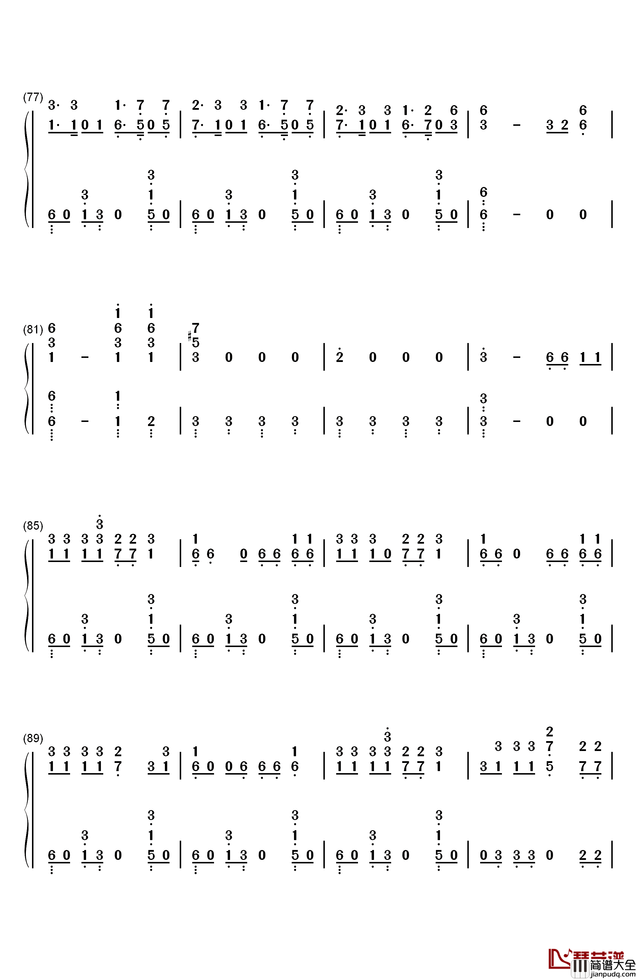 Sangria_Wine钢琴简谱_数字双手_Pharrell_Williams_Camila_Cabello