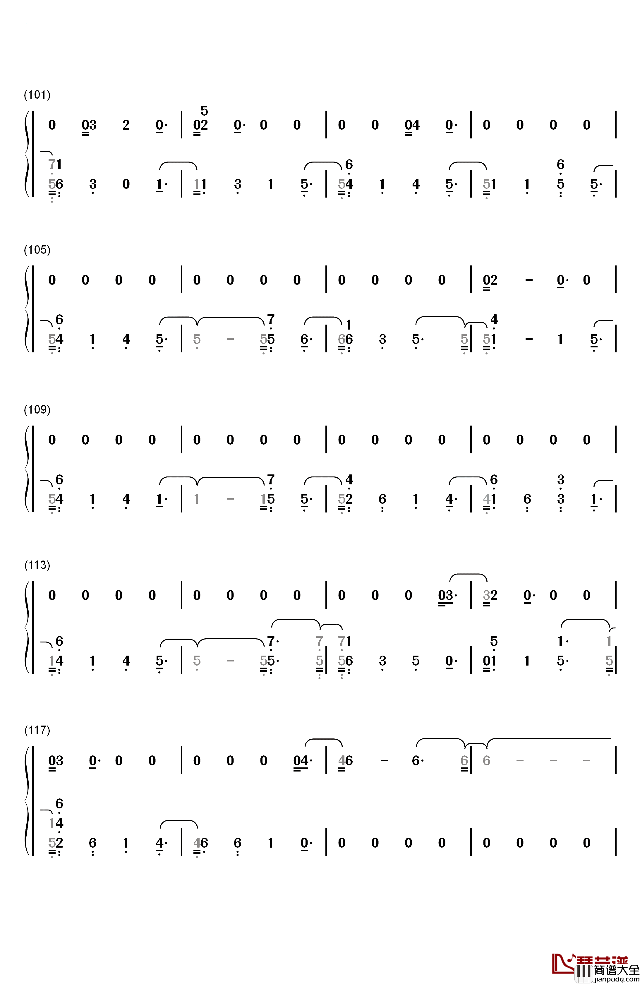 Friends钢琴简谱_数字双手_Marshmello_Anne_Marie