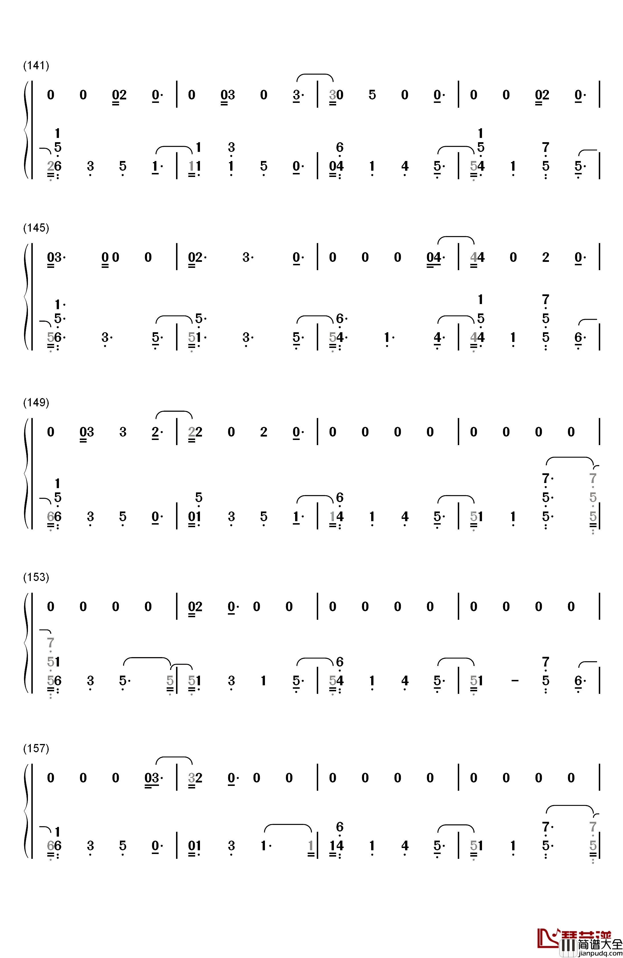 Friends钢琴简谱_数字双手_Marshmello_Anne_Marie