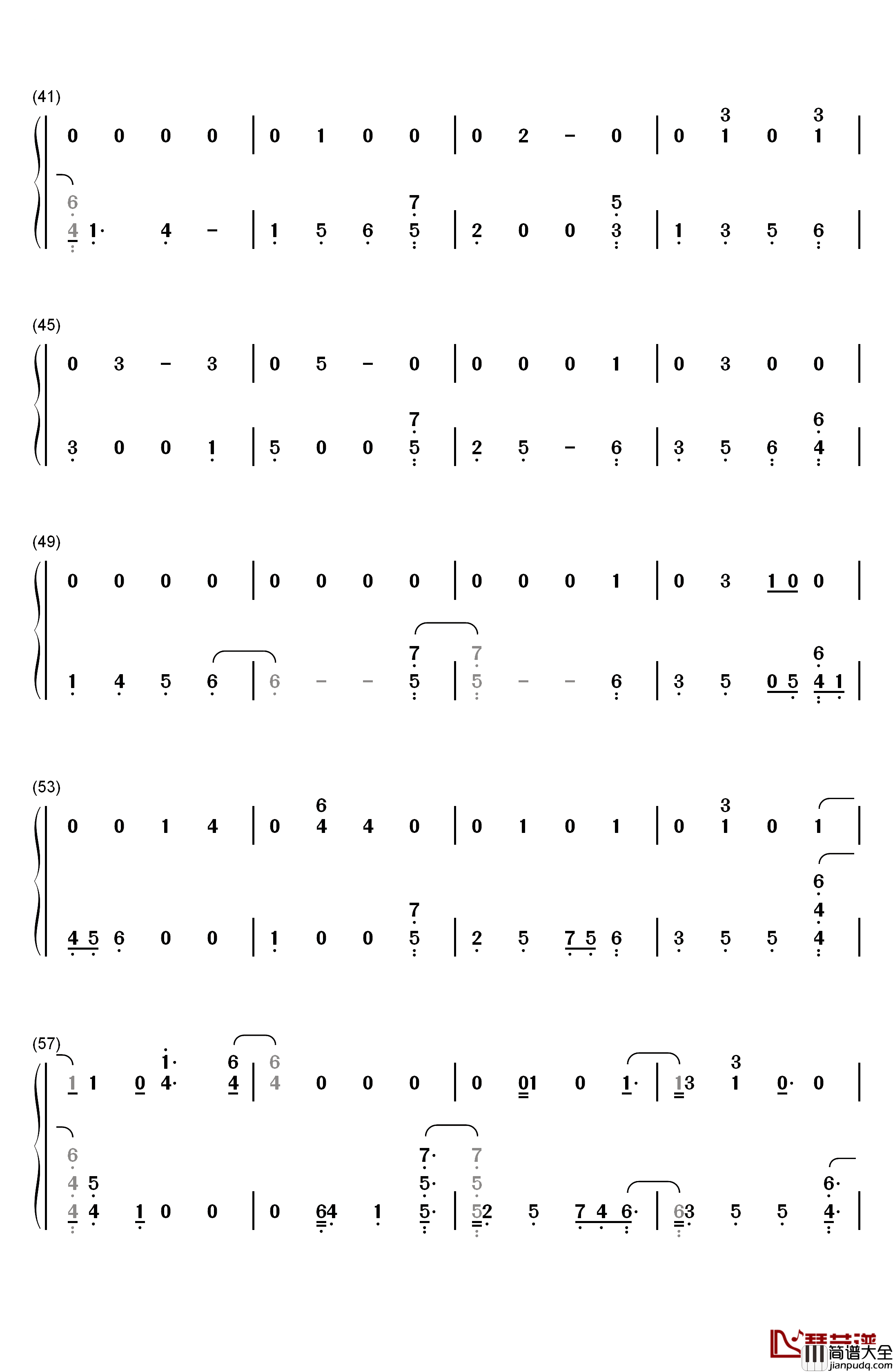 Wild_Love钢琴简谱_数字双手_James_Bay