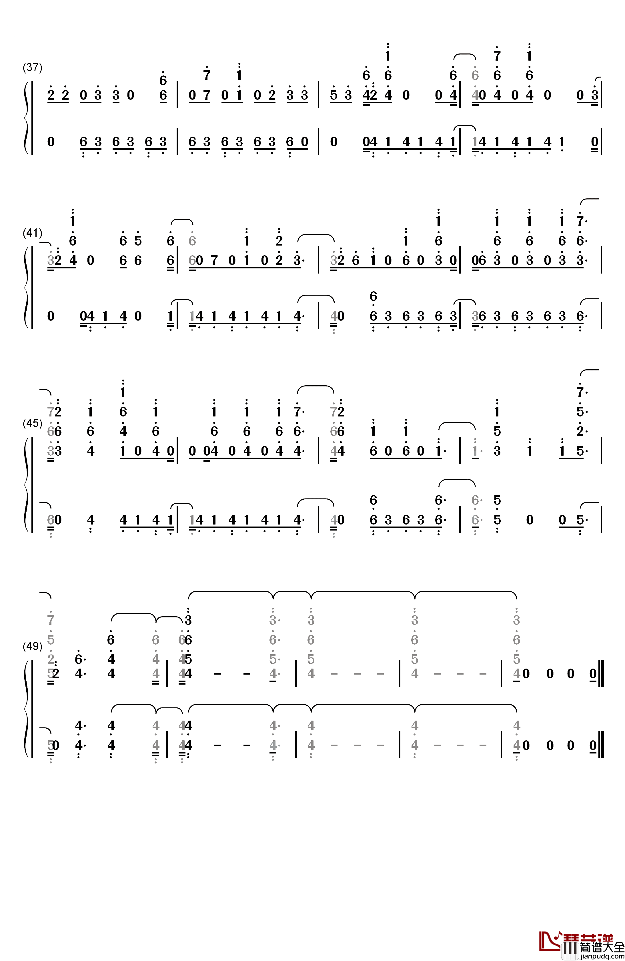 Break_In_to_Break_Out钢琴简谱_数字双手_Lyn