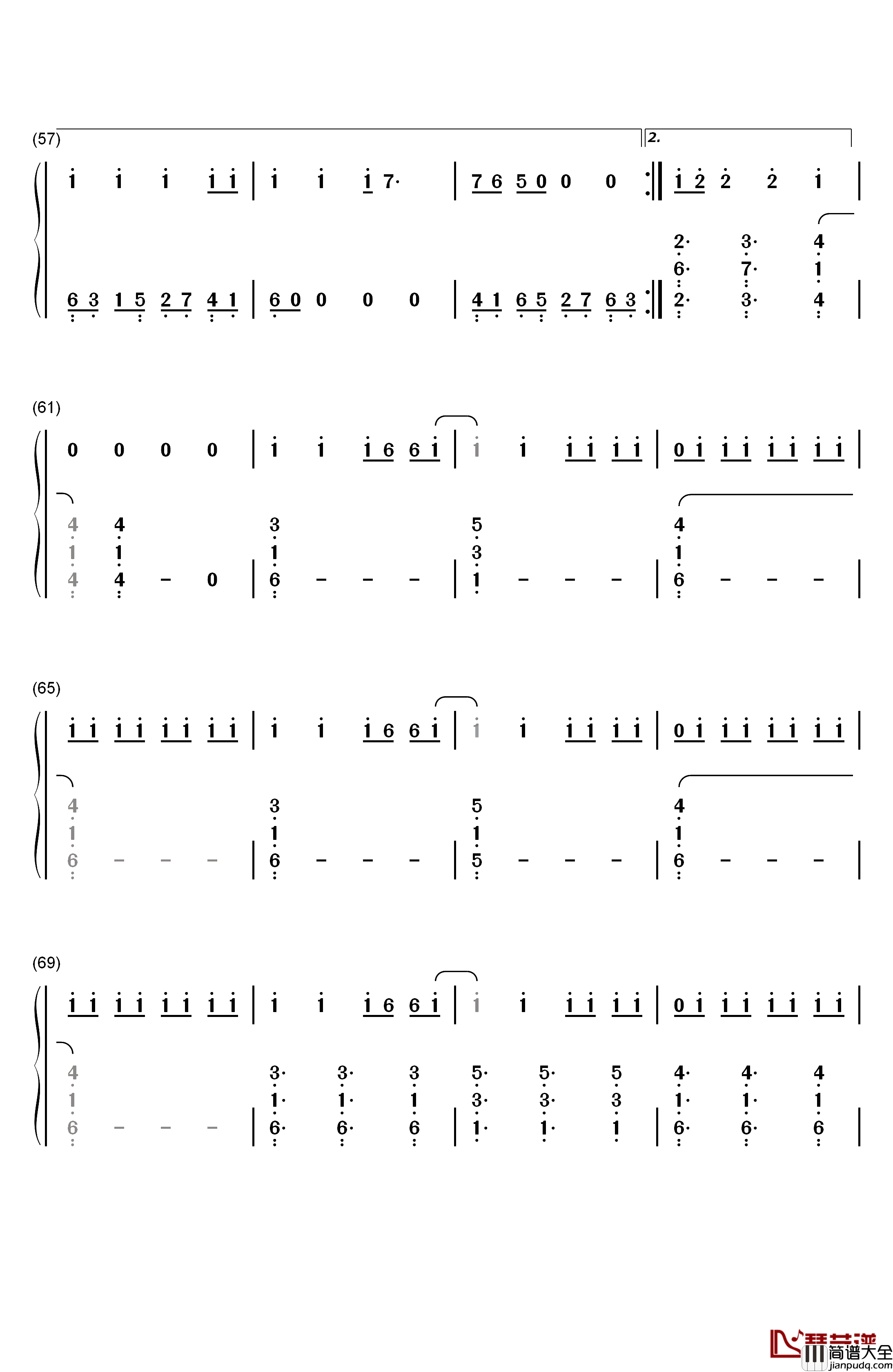 Rescue_Me钢琴简谱_数字双手_30_Seconds_To_Mars